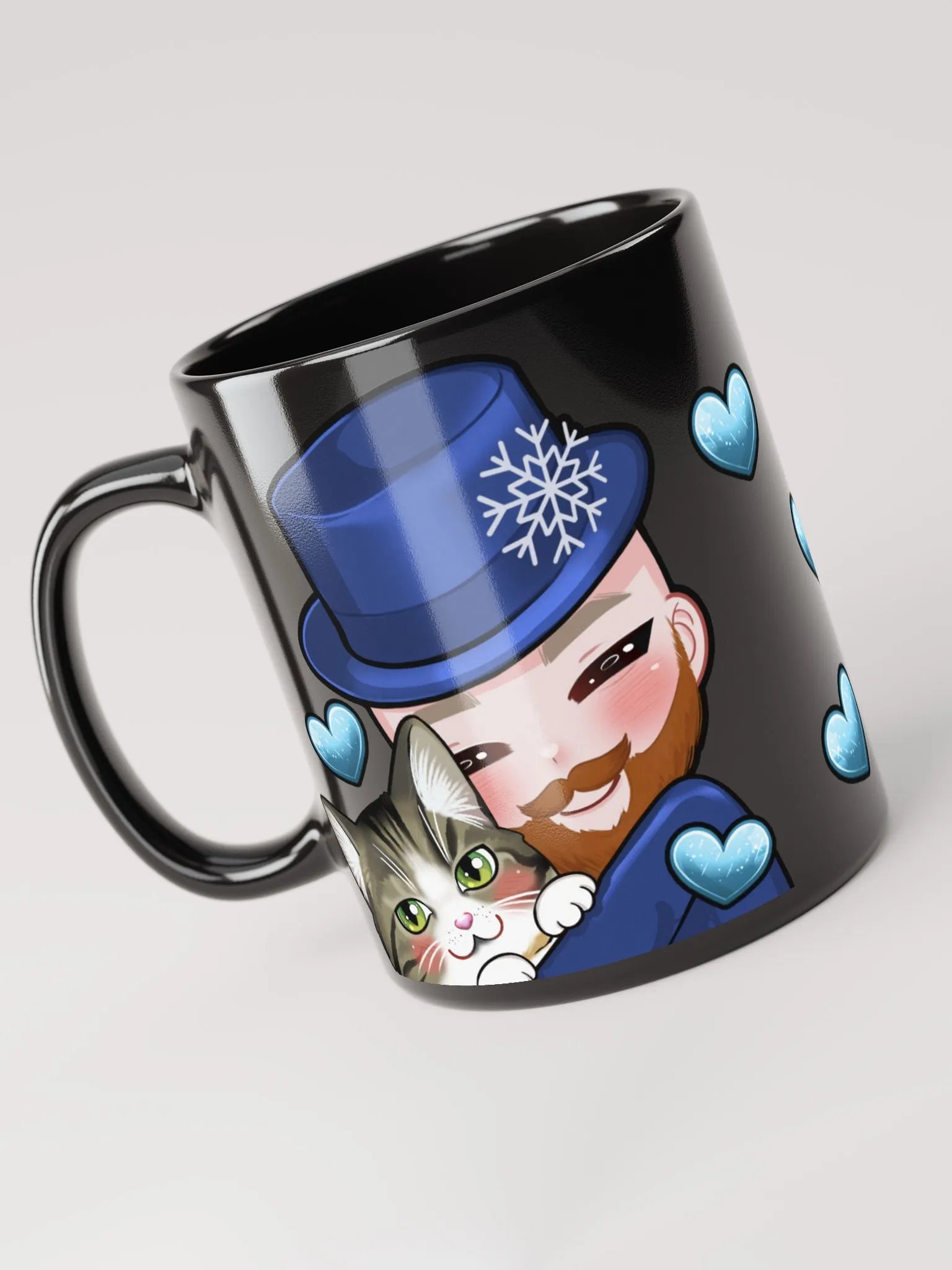 Hug Mug (Black Glossy) product image (3)