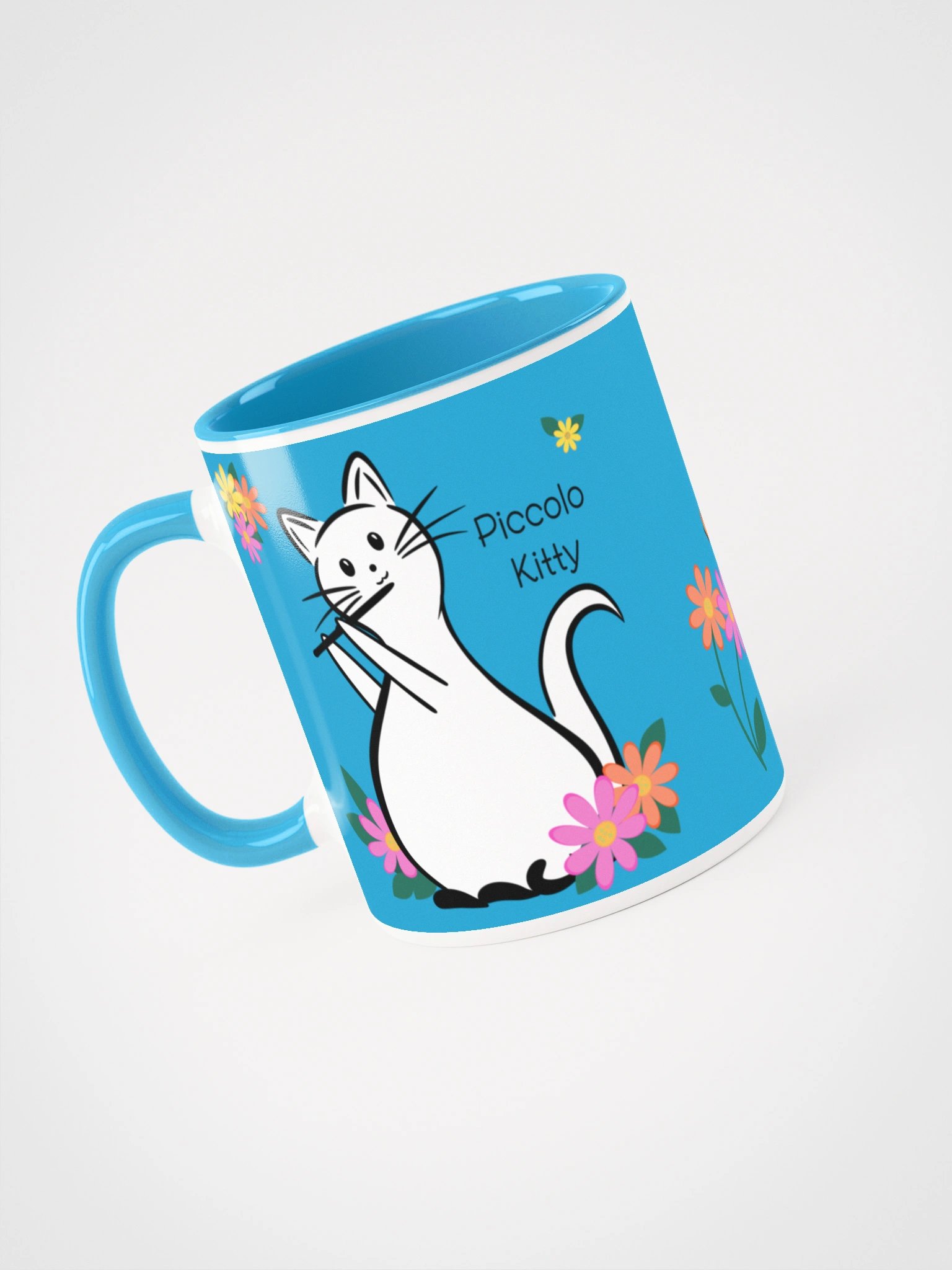 Flute Kitty Ceramic Mug - 11 0z - Piccolo product image (3)