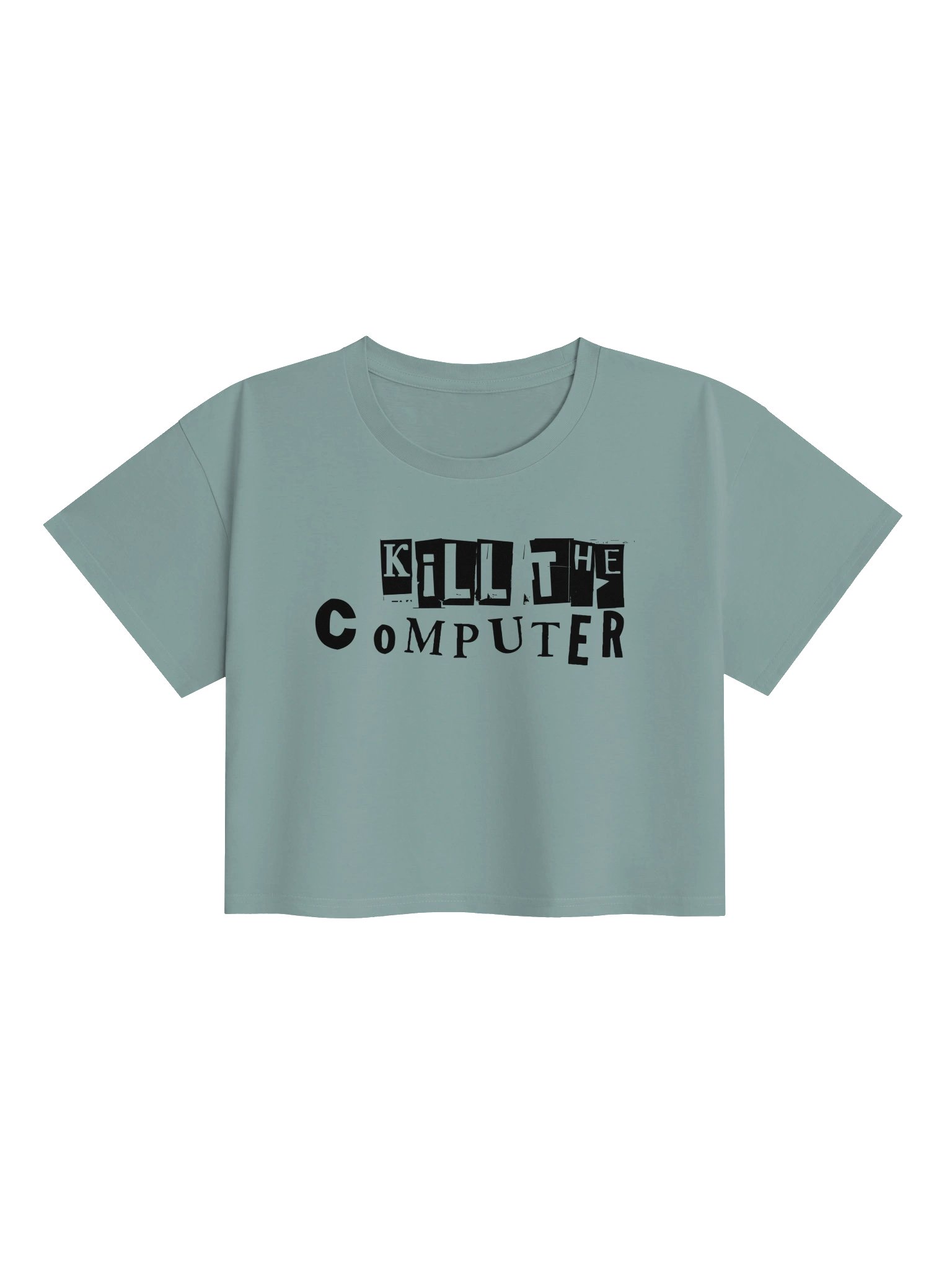Crop Top Dark Font product image (3)