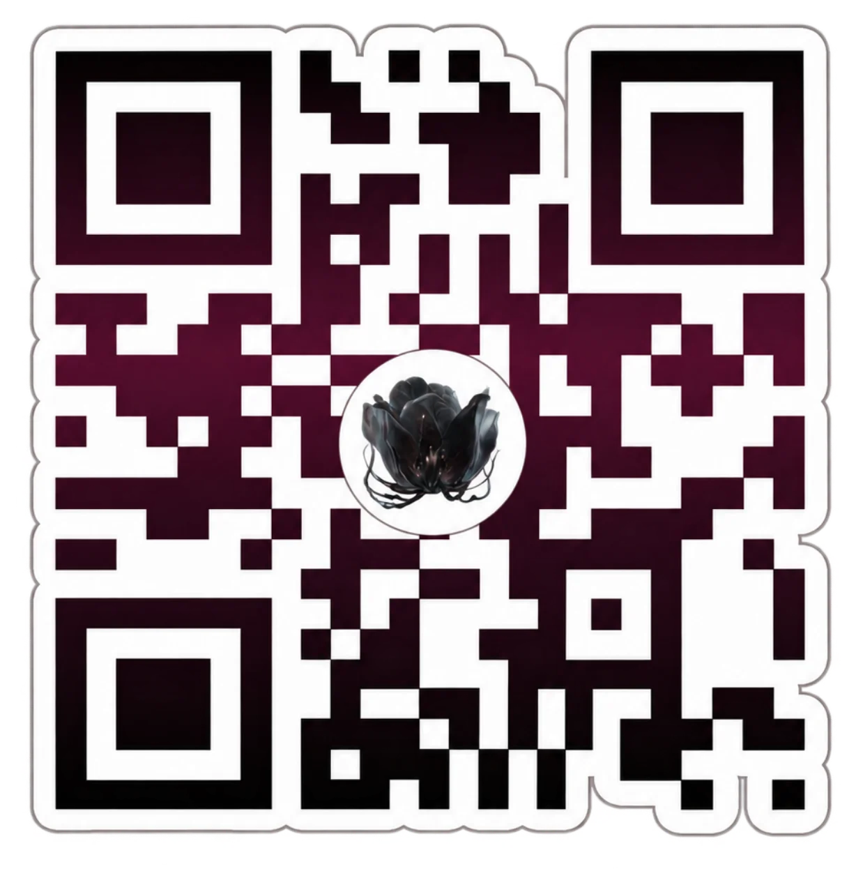 Rendering Humanity QR STICKER + Daily Poetry Experience [AUDIO] product image (1)