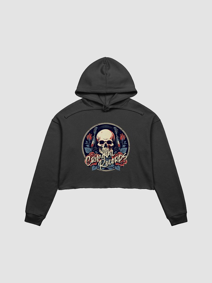 Criminal Records Crop Top Hoodie product image (3)