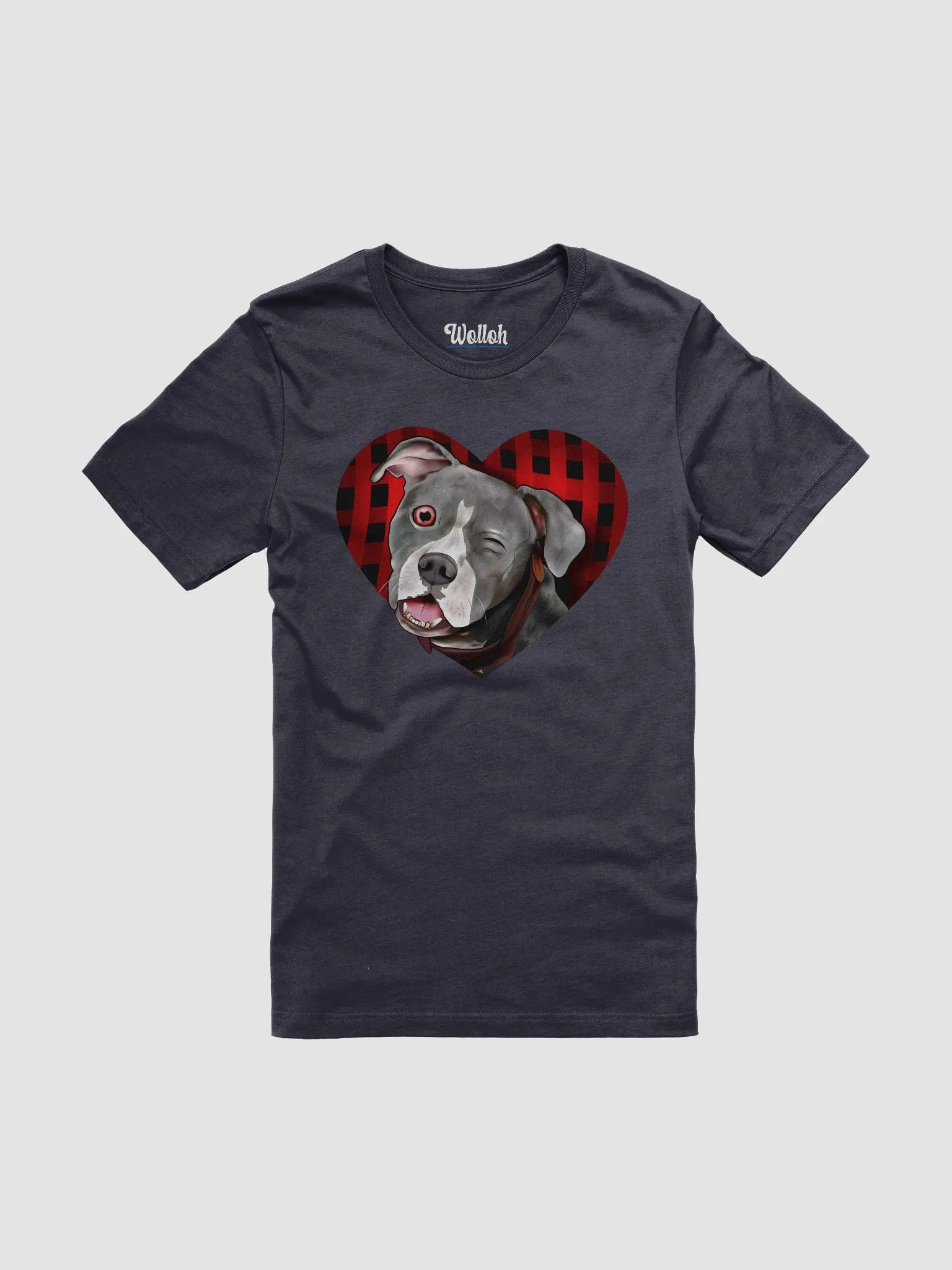 Pitbull Love Valentine’s T-Shirt for Dog Lovers product image (1)