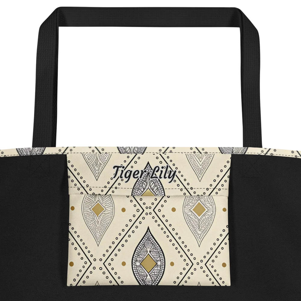 Leafy Diamond Tote Bag product image (2)