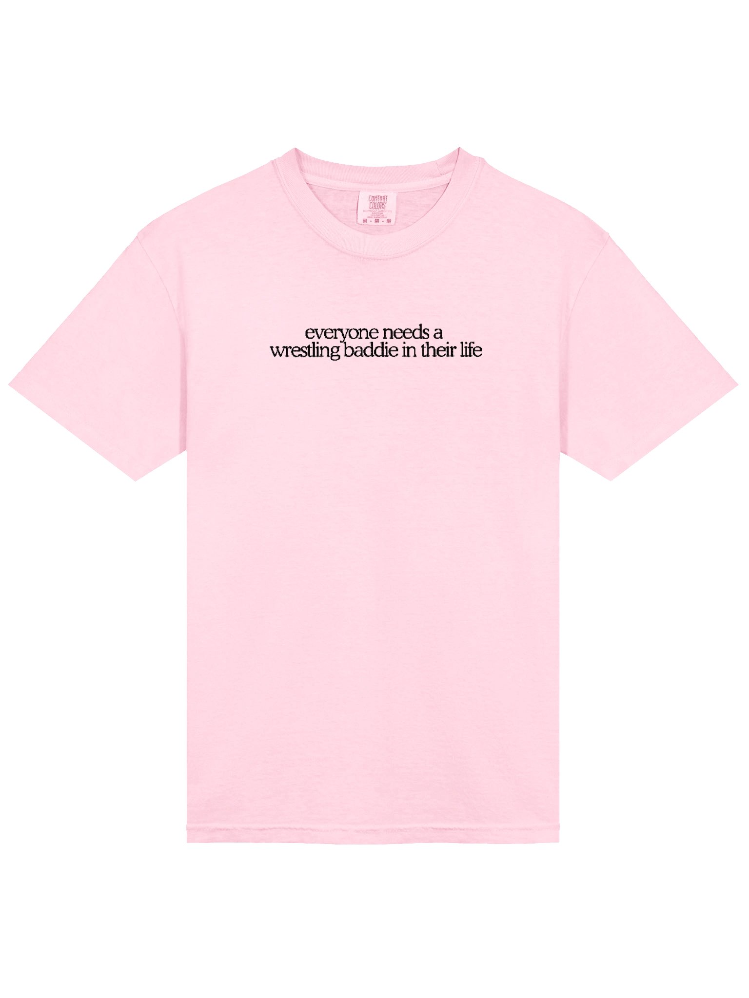 Everyone Needs A Wrestling Baddie In Their Life Embroidered Short Sleeved T-Shirt product image (25)