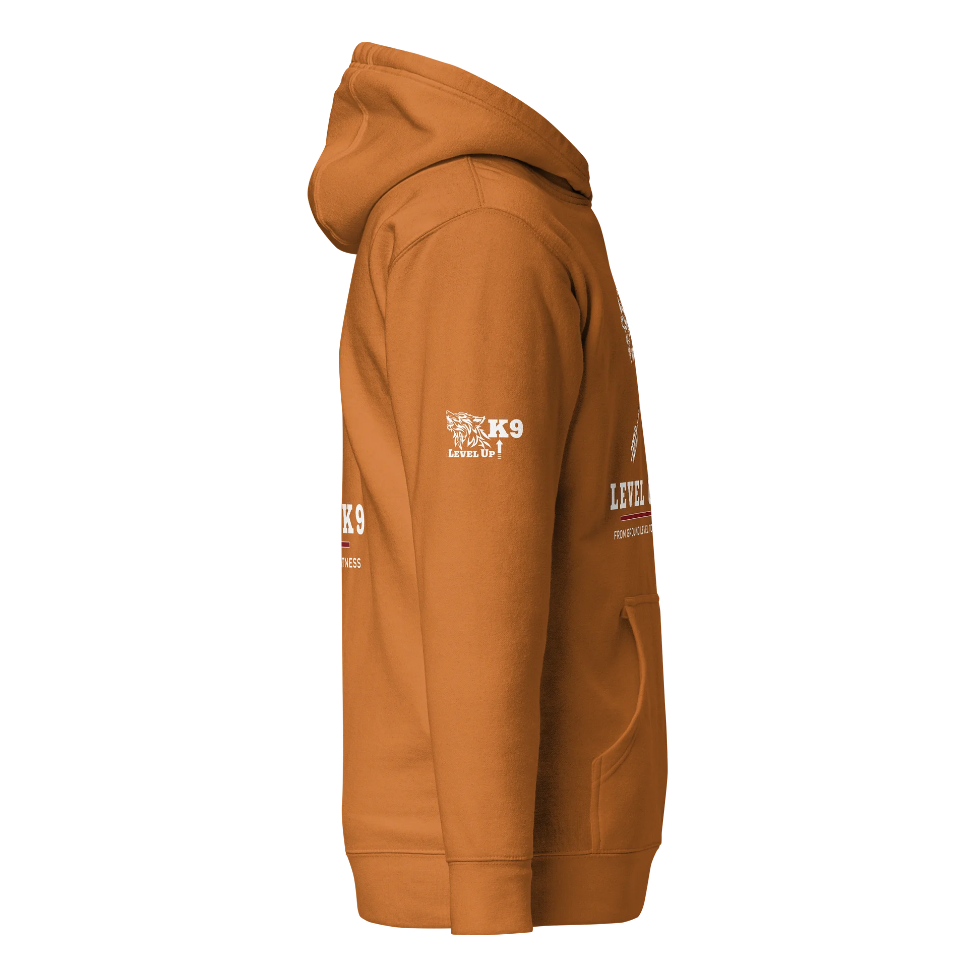 Level-UP K9 Standard Hoodie ( Amber Brown ) product image (7)