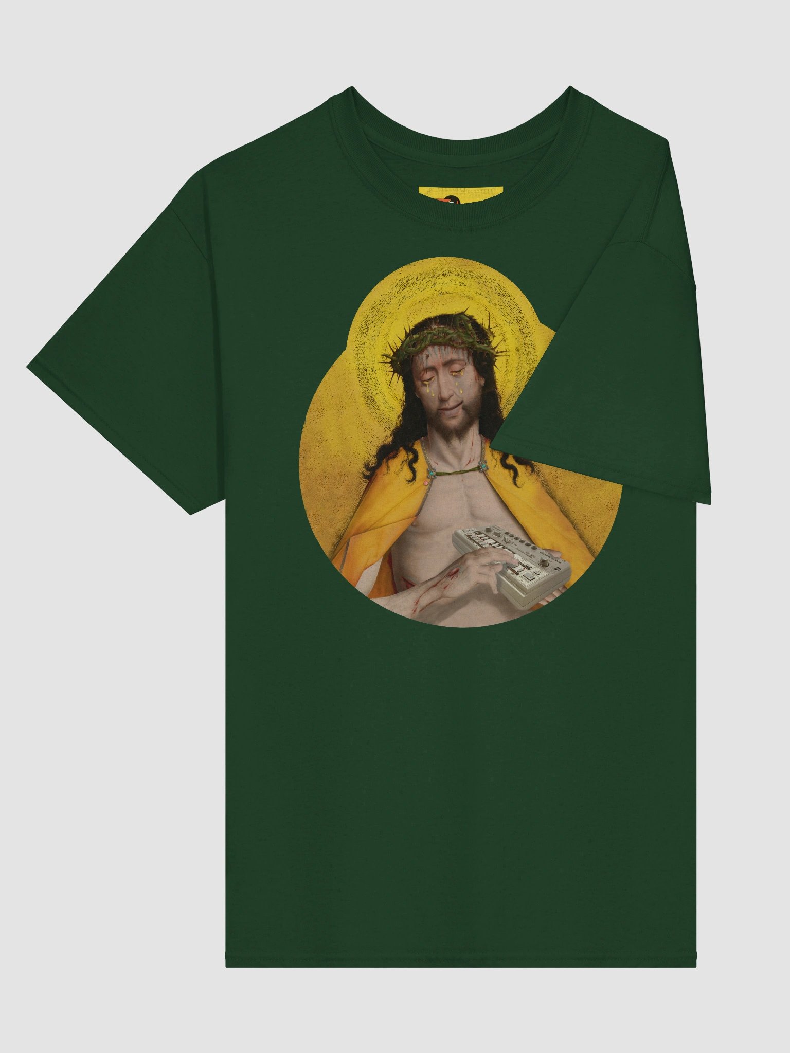 Holy Synthesis, by Frank Fonik (tb-3-0-3 tribute), Techno EDM, Unisex t-shirt product image (3)