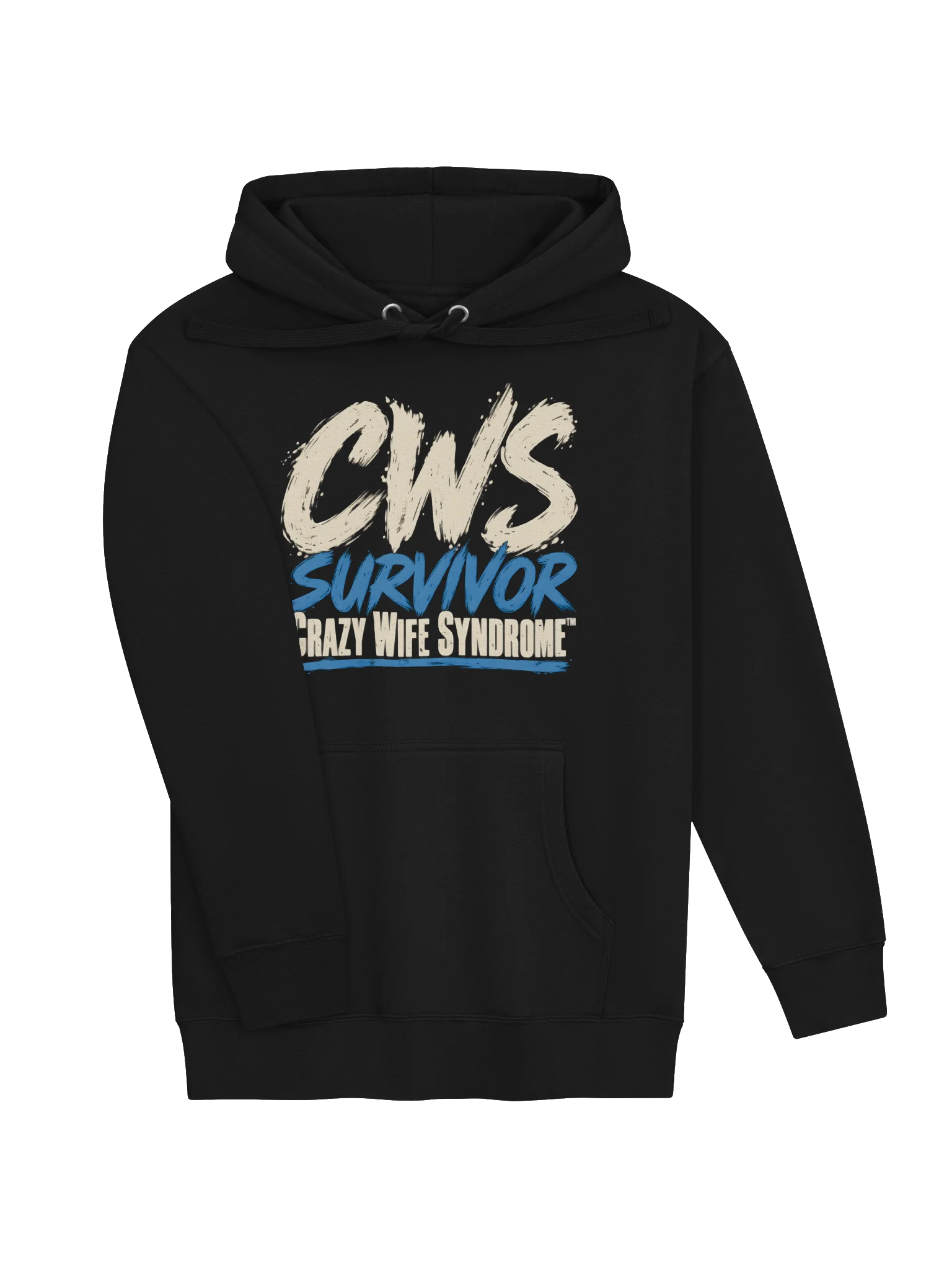 CWS Survivor Hoodie — Crazy Wife Syndrome™ | Black product image (3)