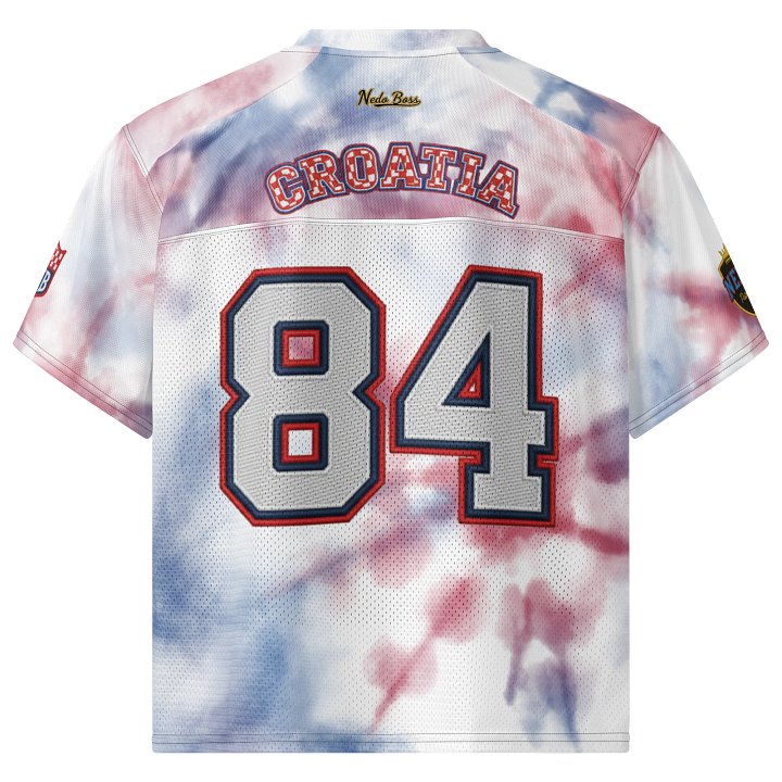 Silky Mesh Boxy Football Jersey product image (2)