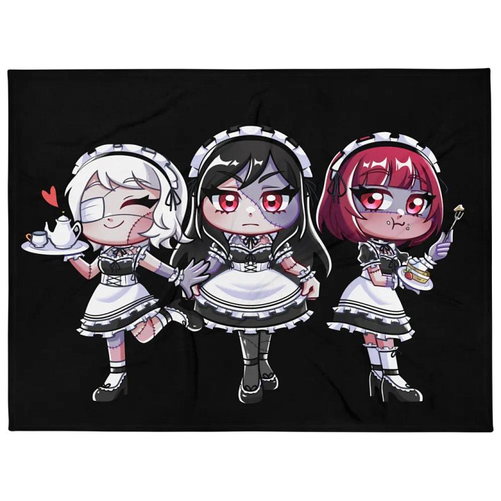 I <3 Zombie Maids Throw Blanket product image (1)