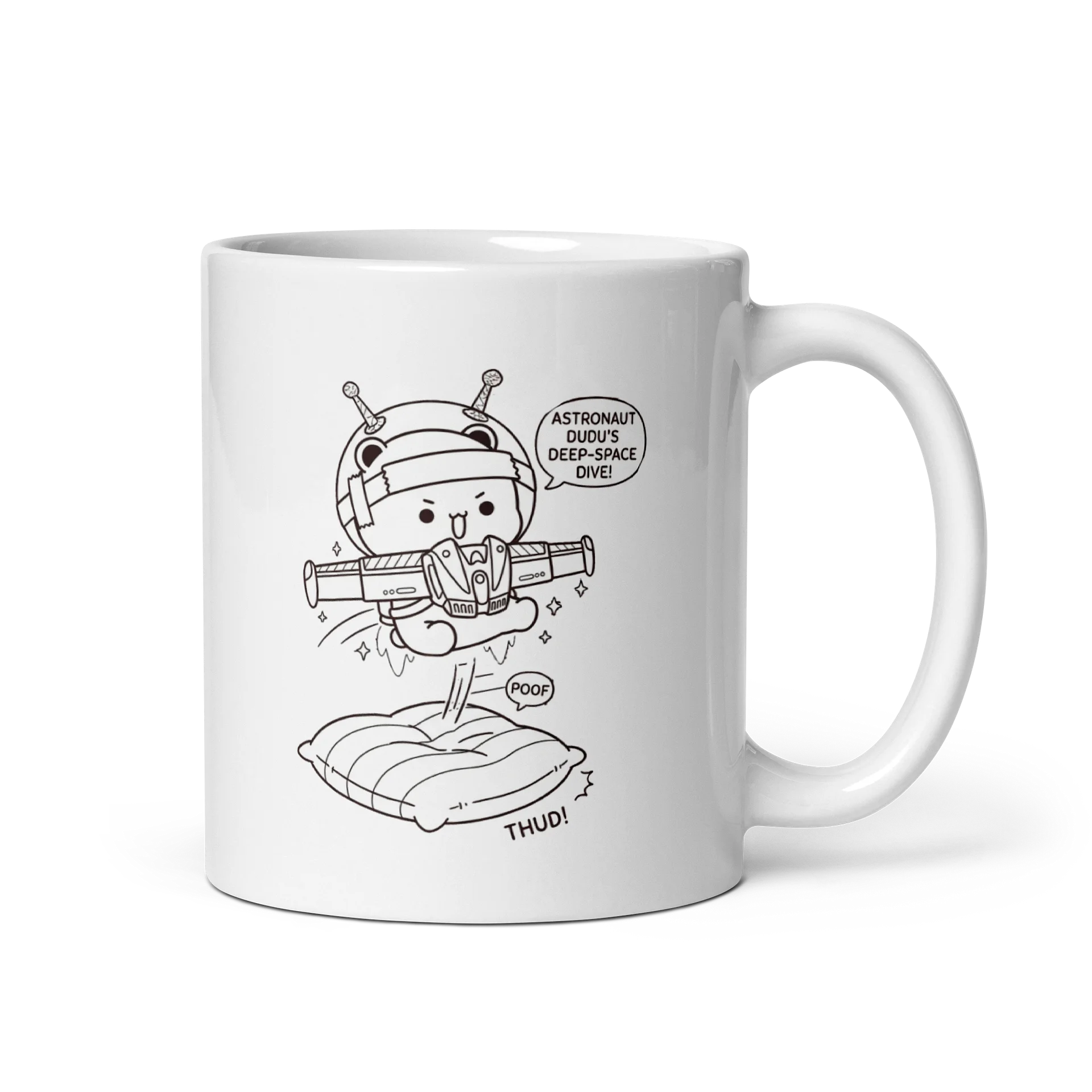 Astronaut Dudu's Deep-Space Dive Coffee Mug product image (1)
