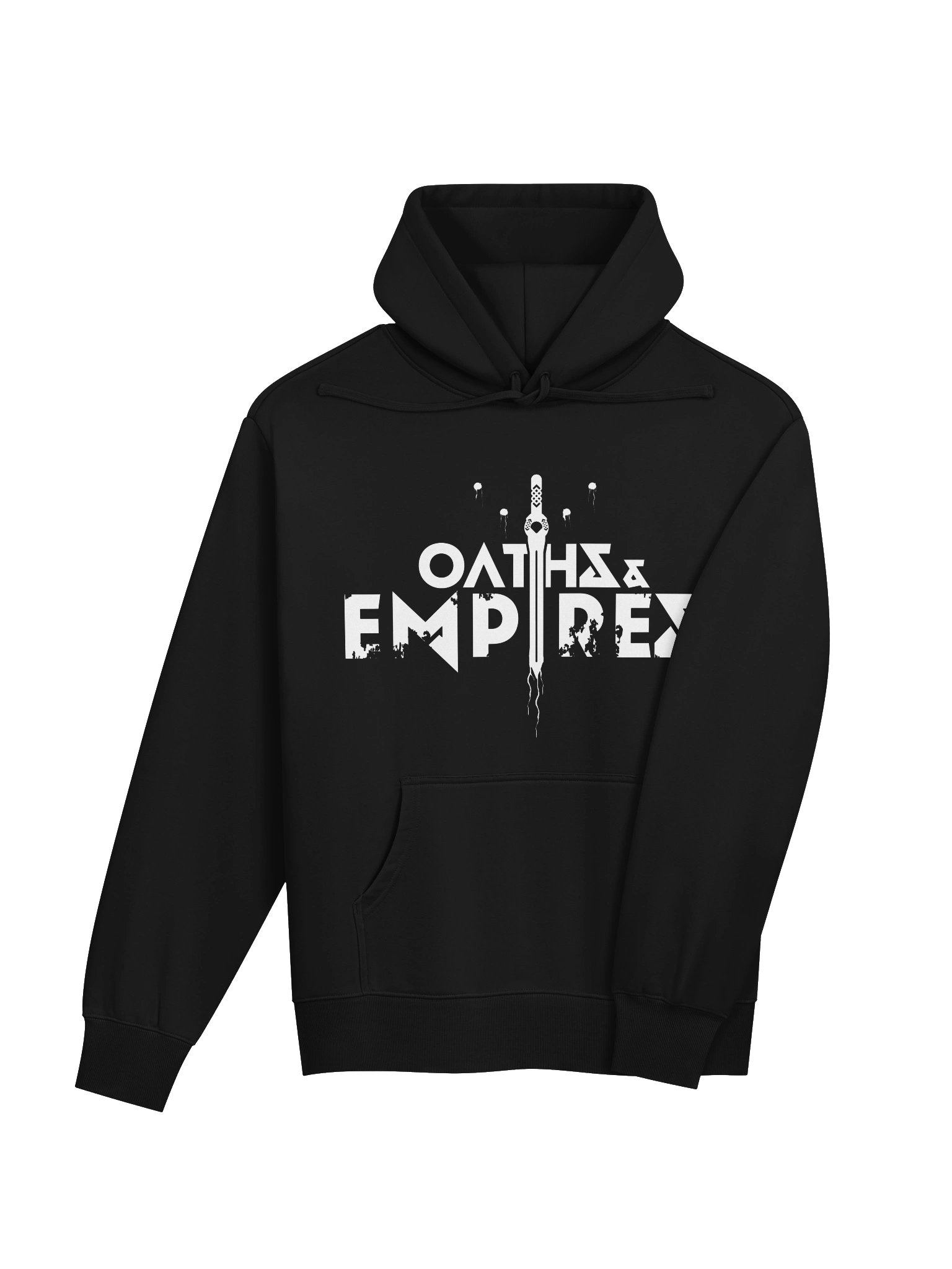 Oaths & Empires Large Logo Black Hoodie product image (4)