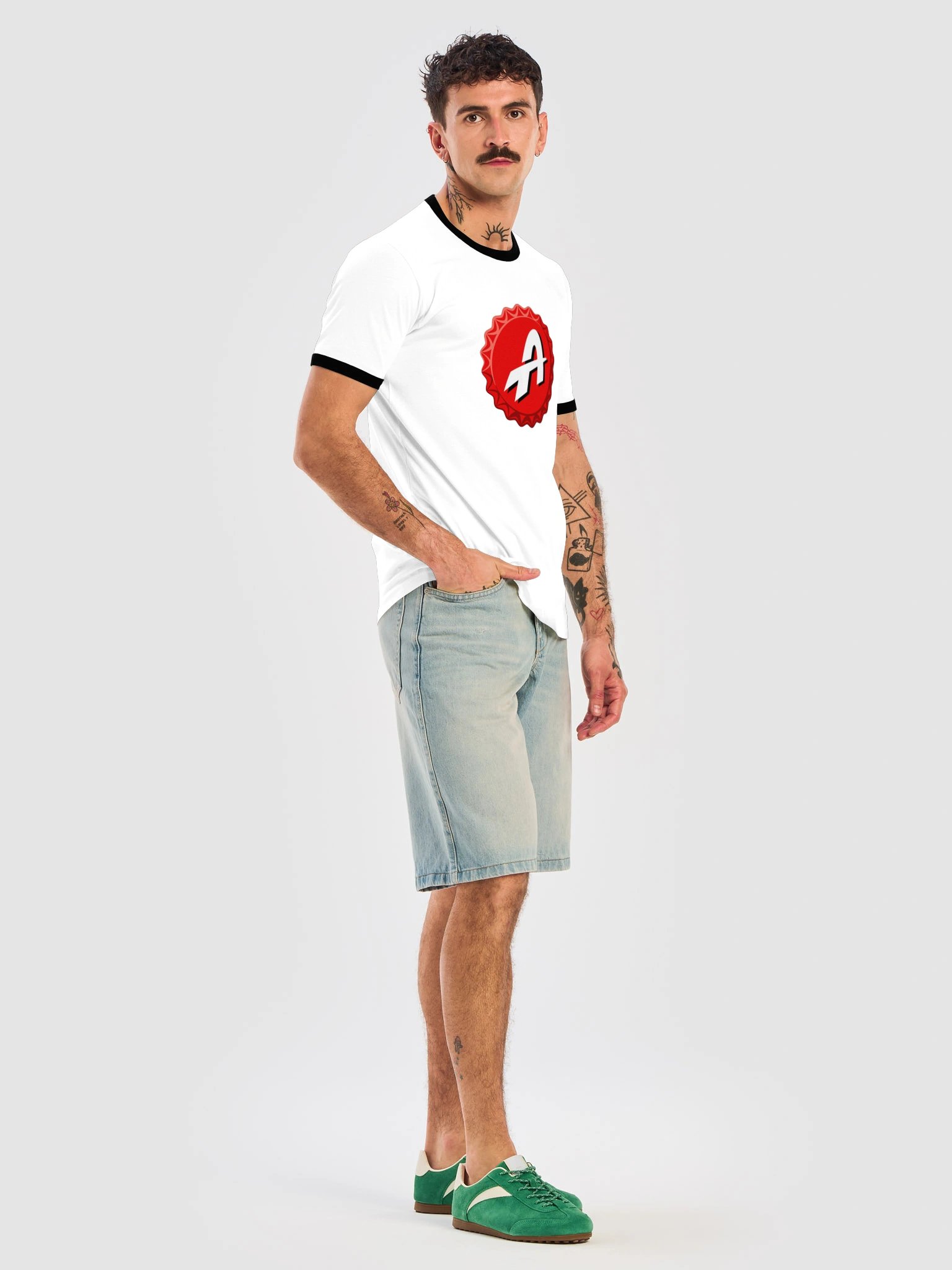 T.A. Bottle Cap (Ringer White/Red) product image (4)