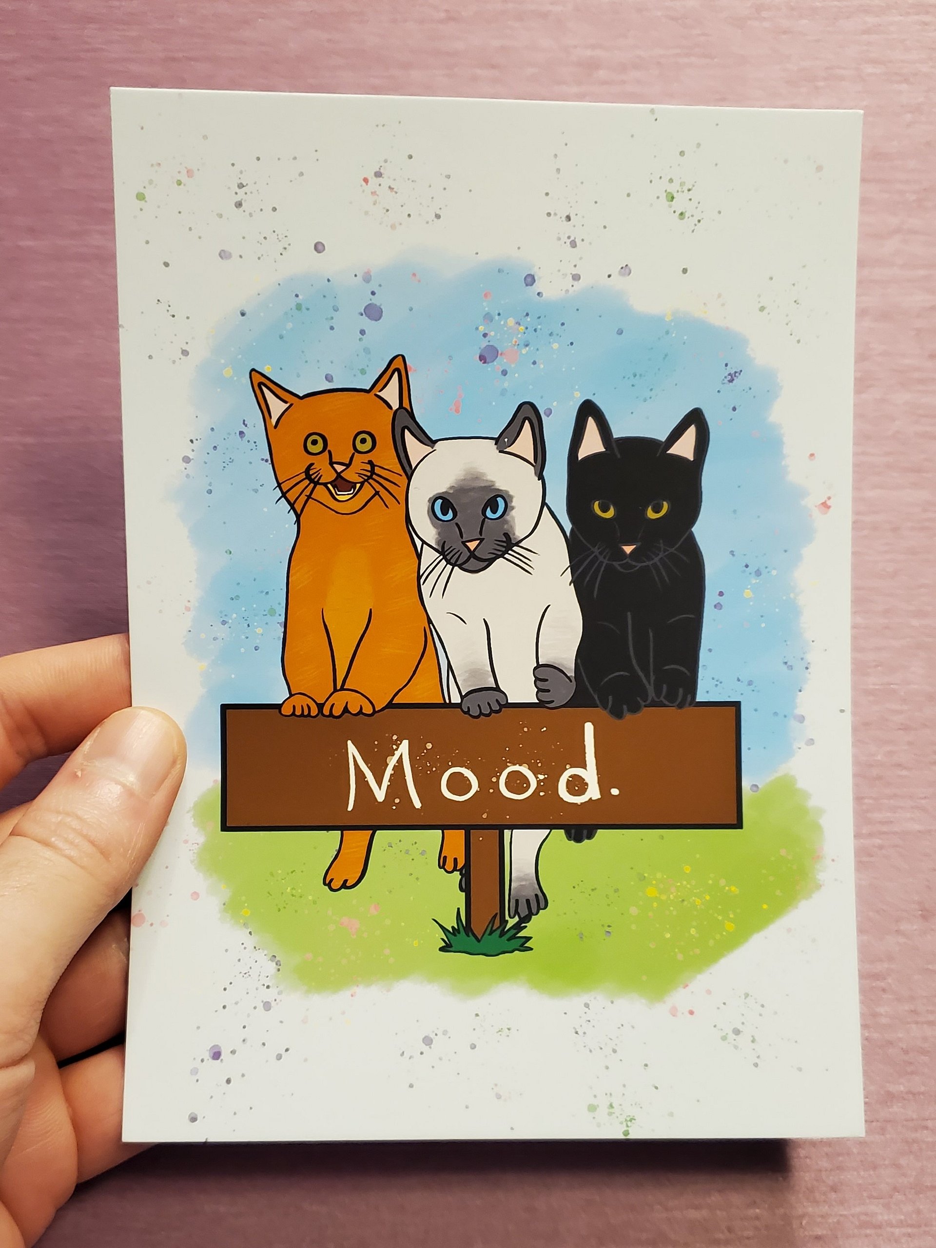 Mood Cats Art Print product image (1)