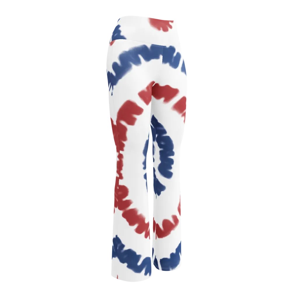Vibrant Spiral Flare Leggings product image (9)