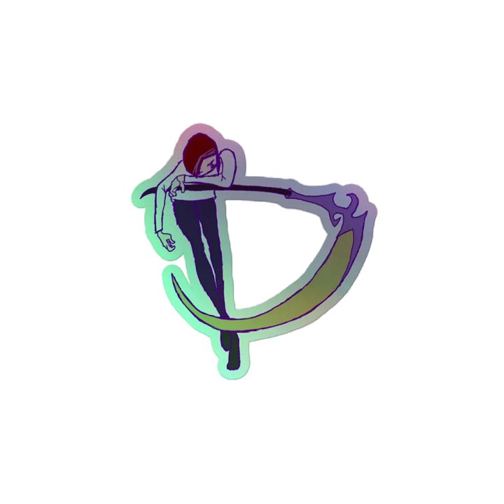 [Birthday] Scythe Sketch Holographic Sticker product image (2)