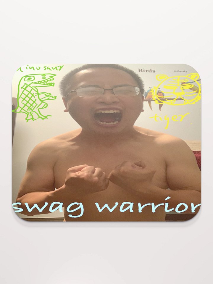 Classic Mouse Pad:swag warrior 2.0 product image (2)