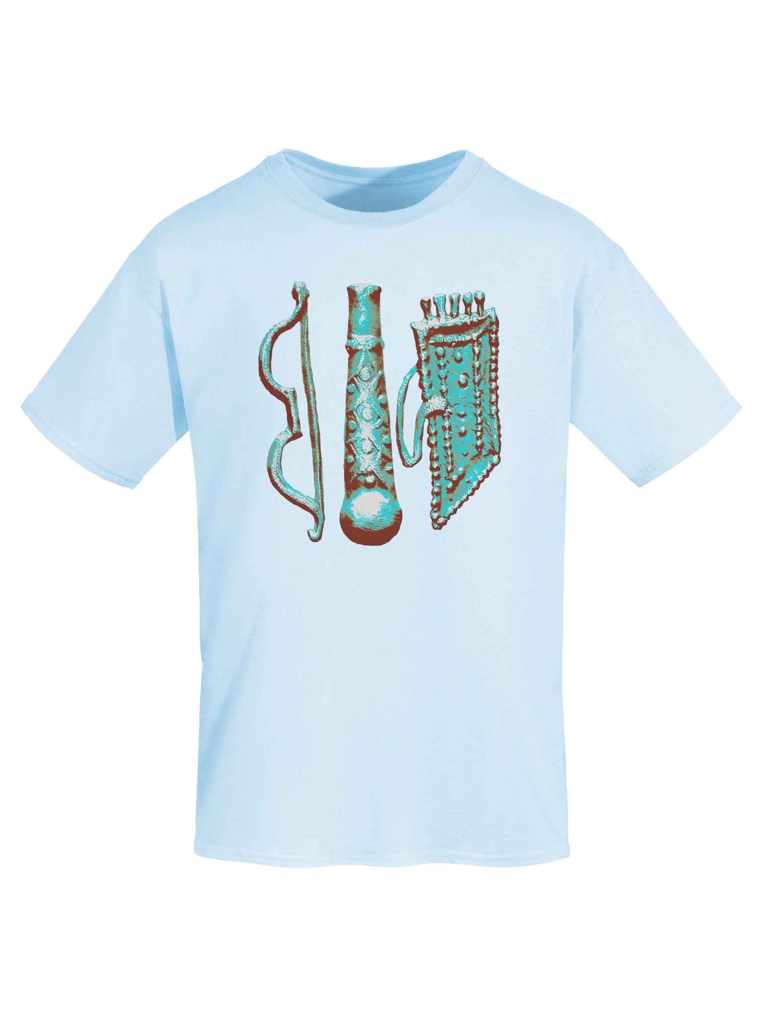 Roman Hercules Bow, Club & Quiver Authentic art 3rd Century BC, T-Shirt product image (5)
