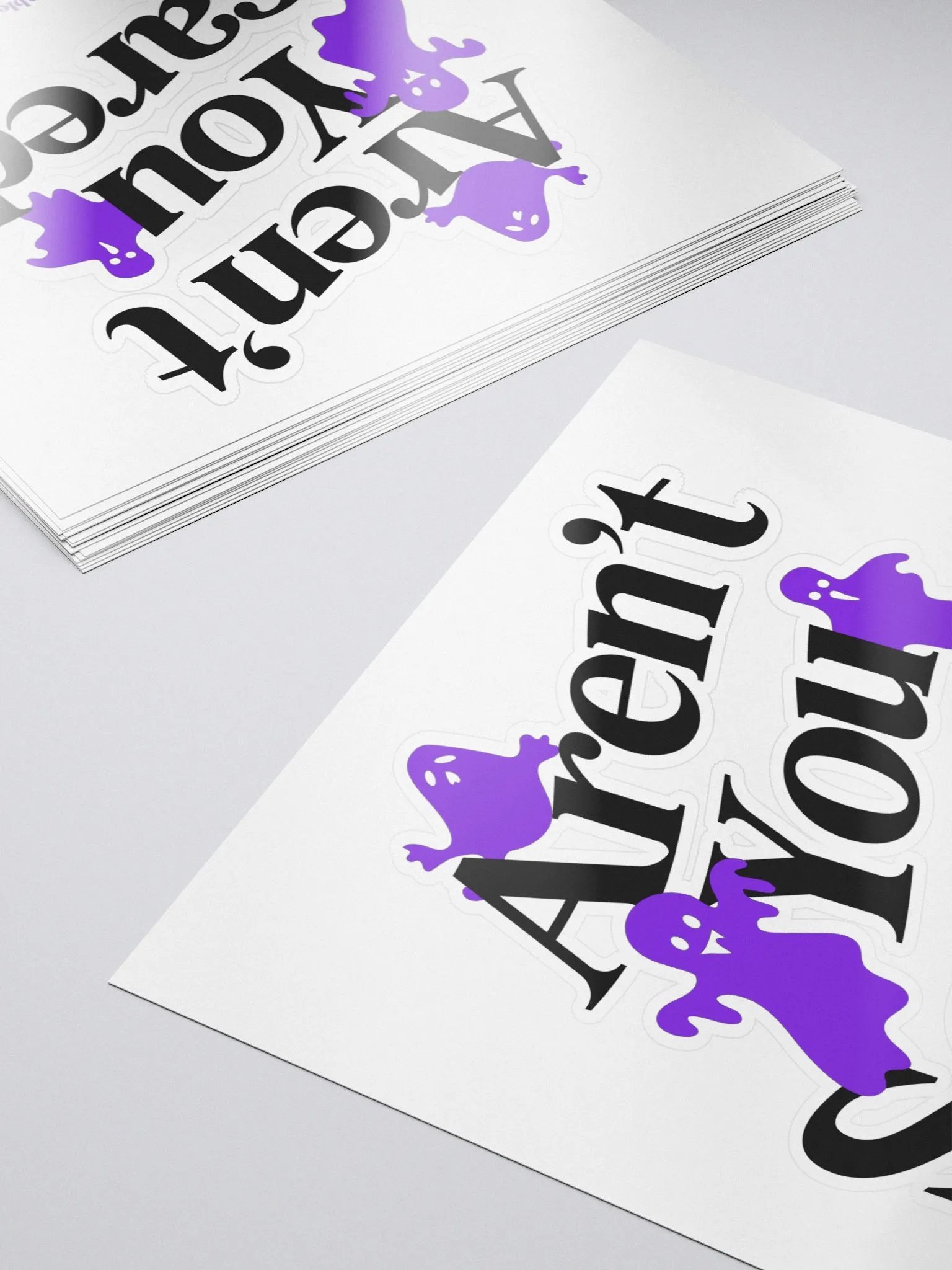"Aren't you scared?" Sticker product image (5)