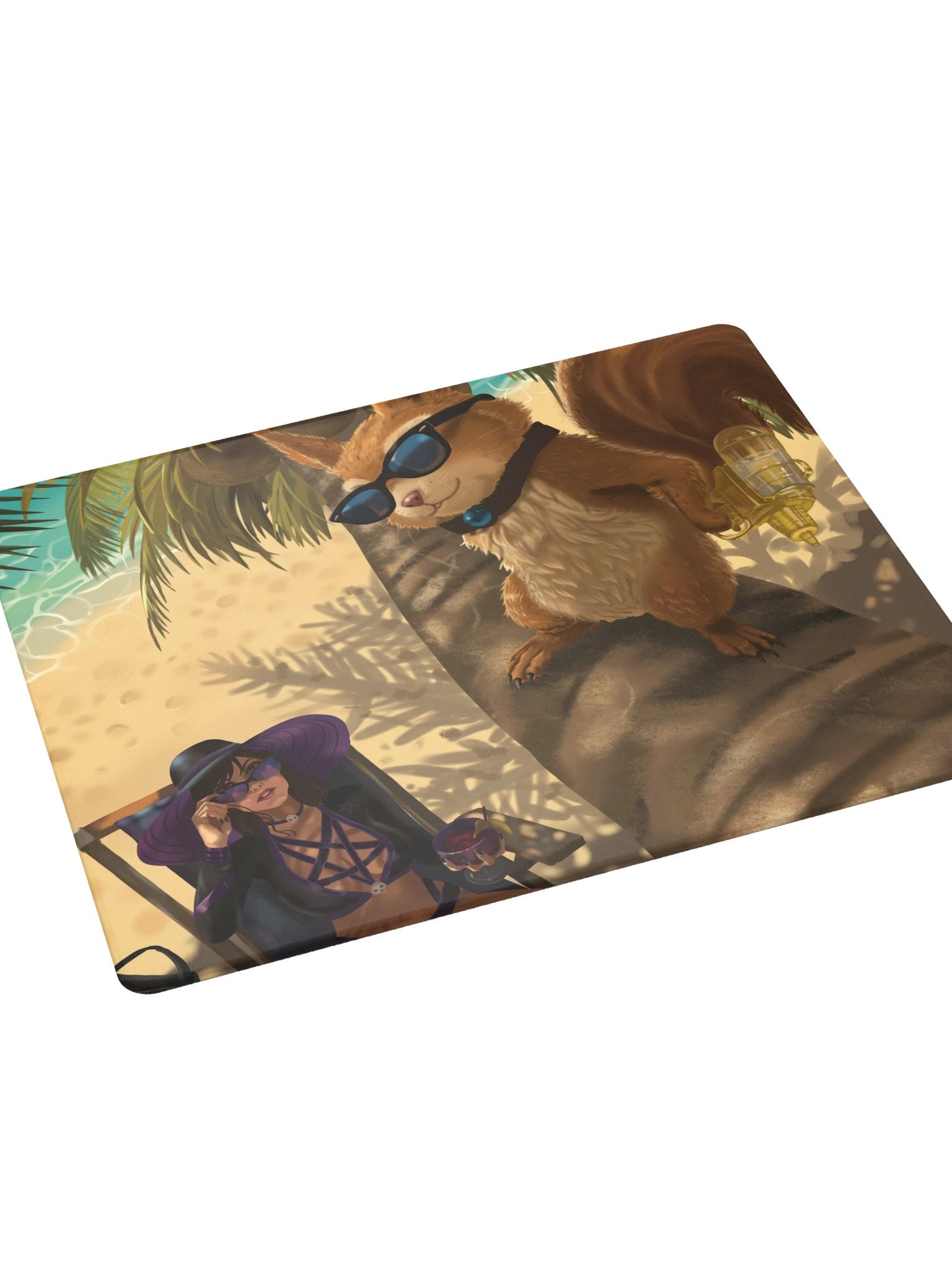 The Morrigan and Ratatoskr at the Beach: Mousepad - Feyluna product image (3)