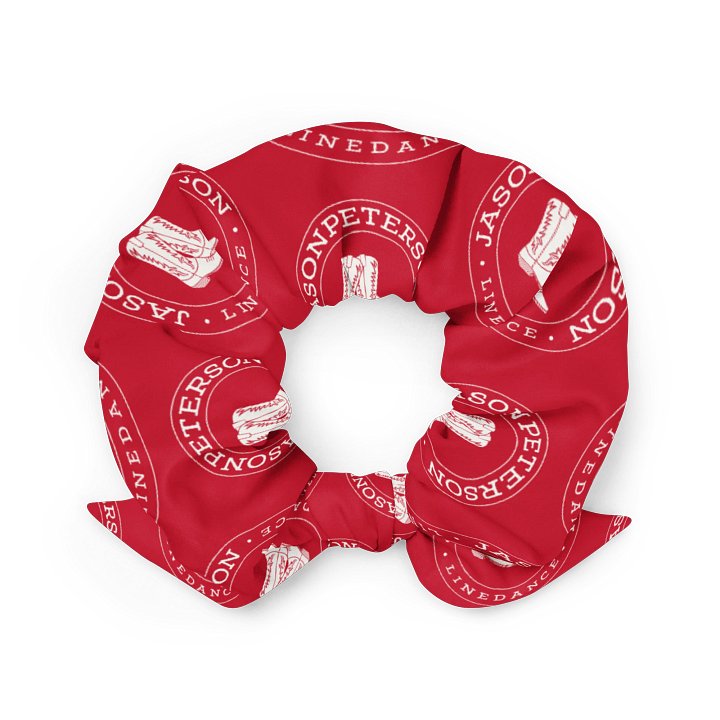 JPLinedance Red All-Over Scrunchie product image (2)