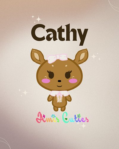 Welcome Cathy to Amis Cuties she is a cute fawn! #fawn #cute #oc #art #amiscuties