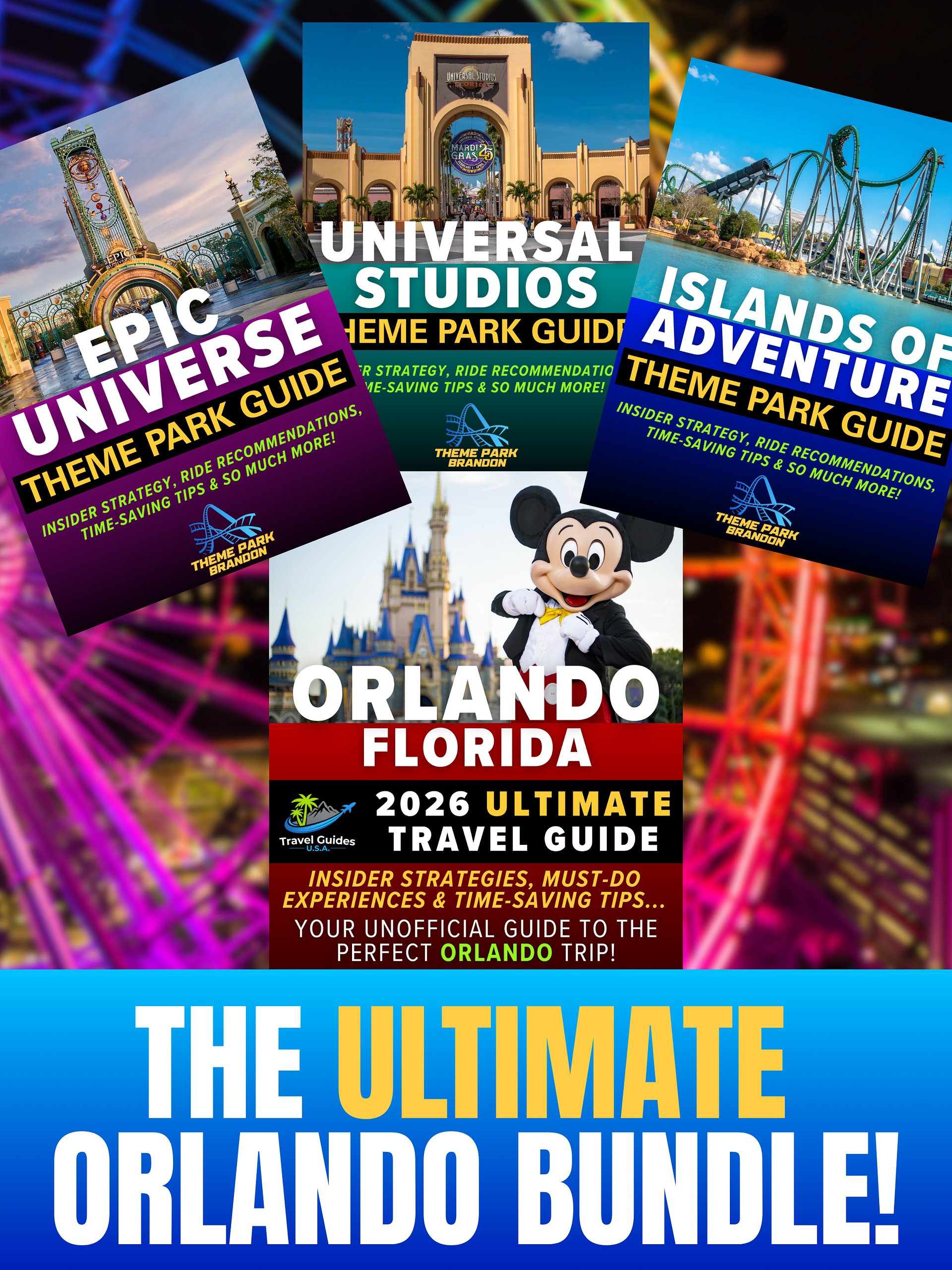 The Ultimate Universal Orlando Travel Bundle (Over 300 pages) Universal Theme Parks & Orlando Travel Guide product image (1)