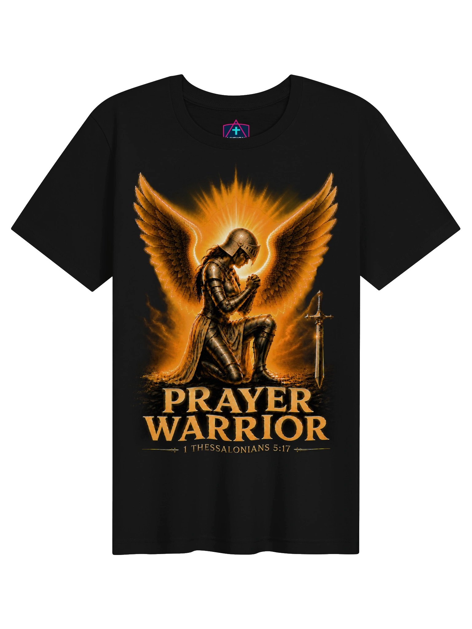 Prayer Warrior Woman - Christian Faith Tee product image (13)