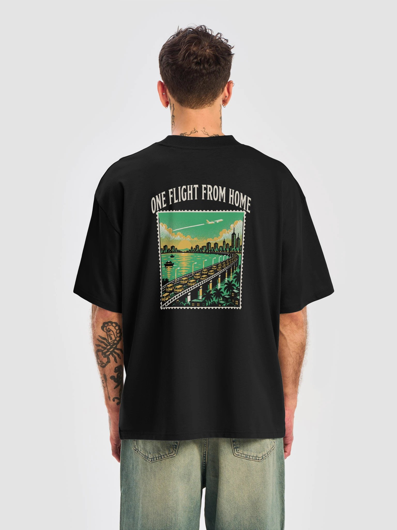 One Flight From Home (Oversized tee) product image (6)