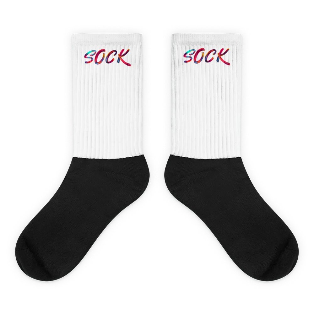 Vibrant Brushstroke Socks - Customizable Comfort product image (1)