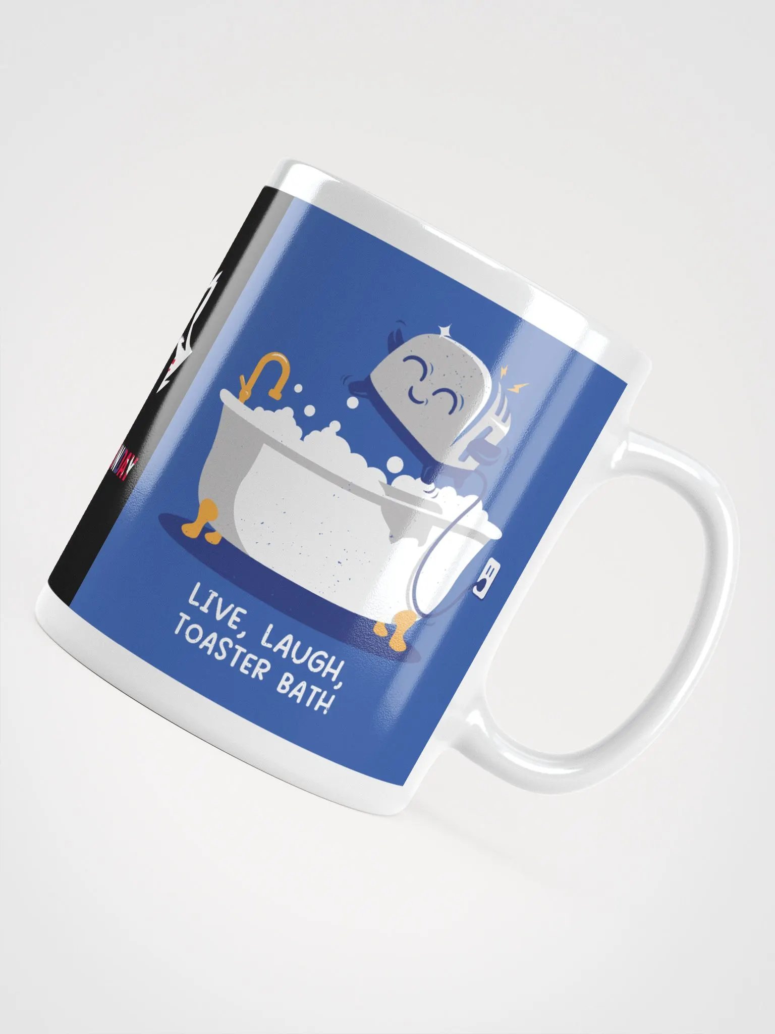 Live, Laugh, Toaster Bath Coffee Mug product image (4)