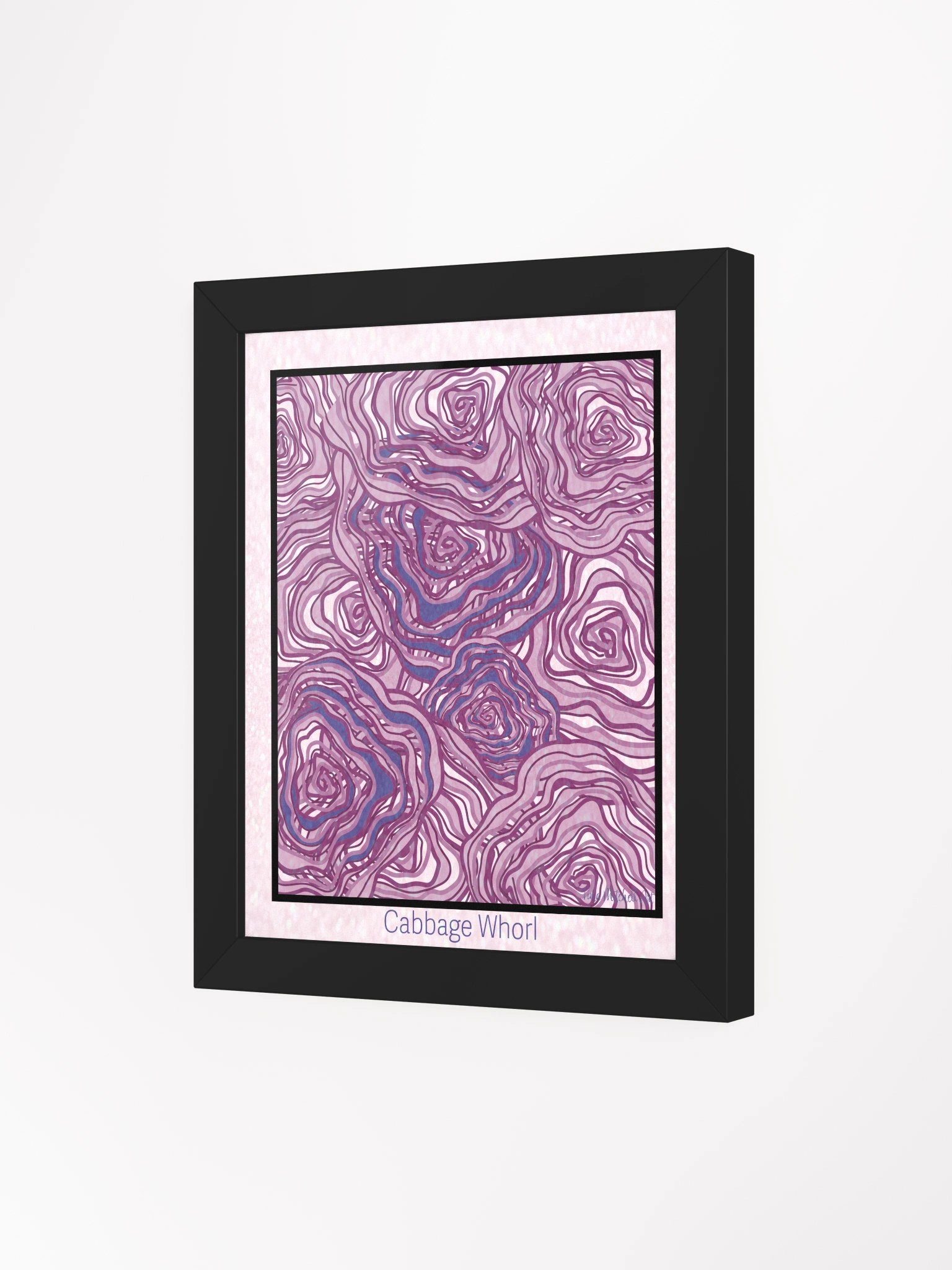 Cabbage Whorl – Framed Art Poster product image (4)