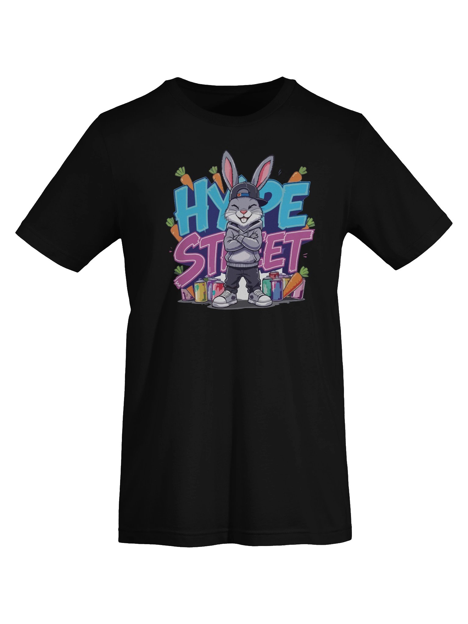 Hype Street Rabbit Cartoon T-Shirt - Unisex T-Shirt – Premium Printed T-Shirt for Everyday Casual & Streetwear product image (7)