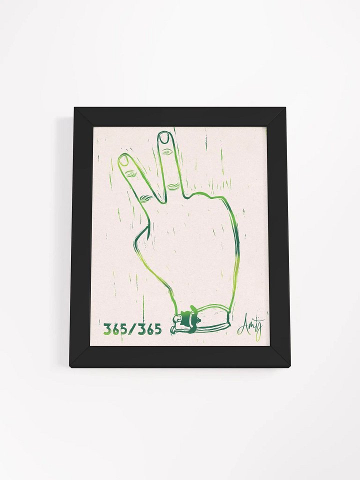Linocut Peace Art product image (2)