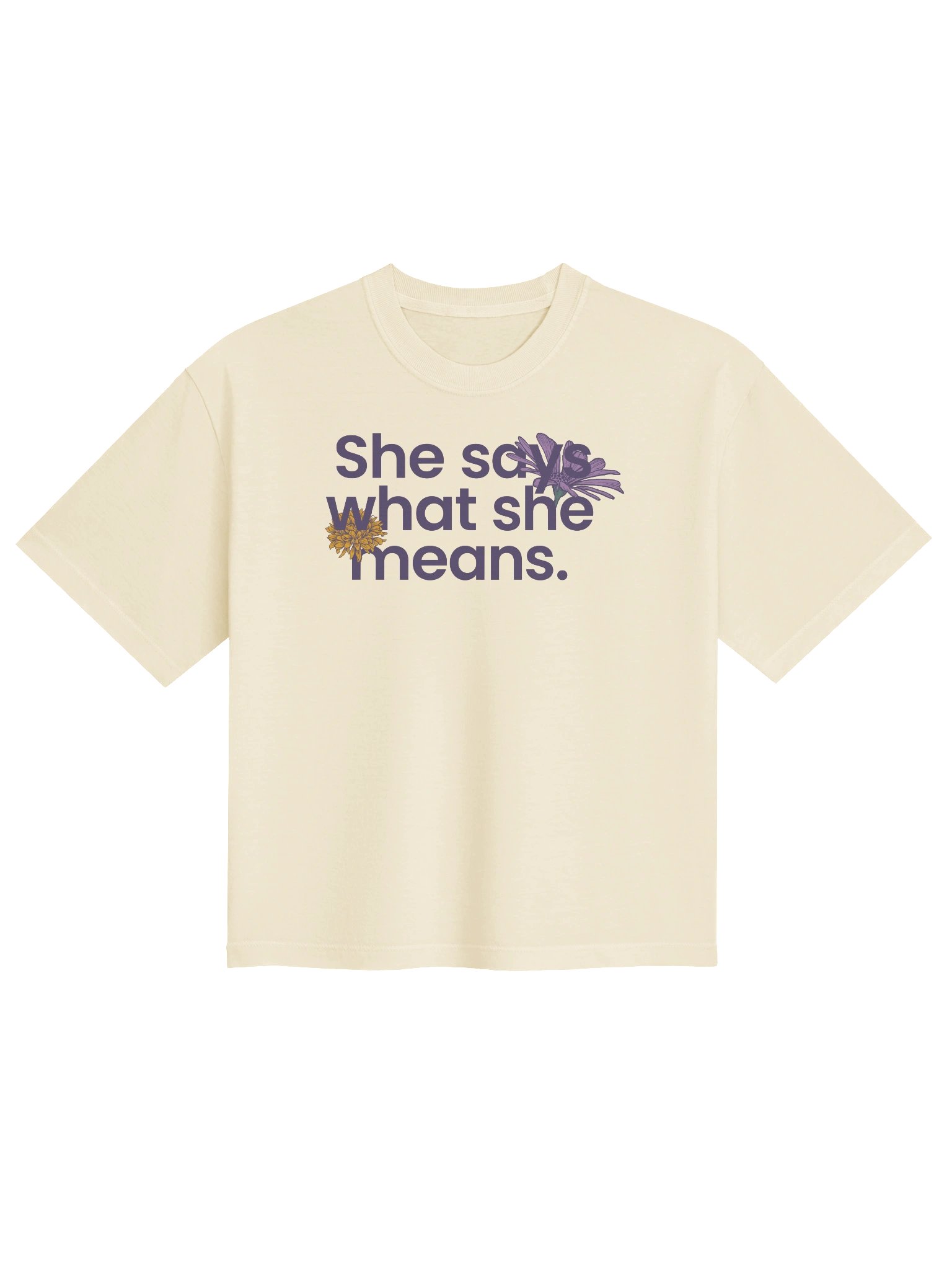 She Says Women's Light Boxy Shirt product image (1)