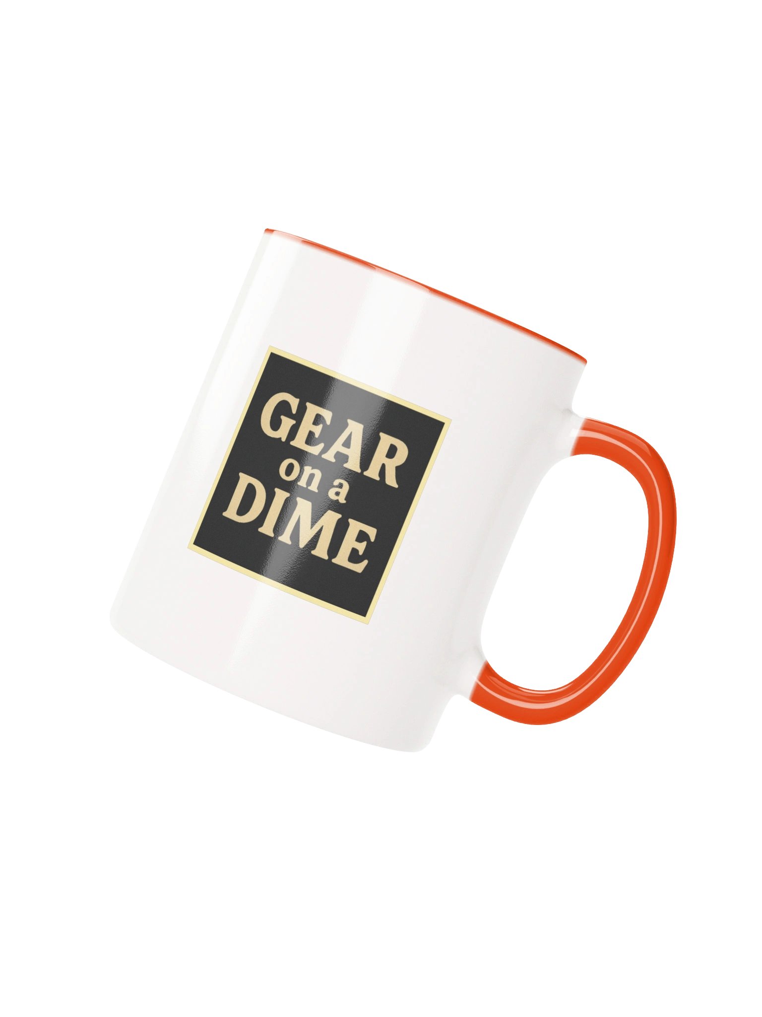 Gear on a Dime Logo Coffee Mug Ceramic Guitarist Mug. product image (2)