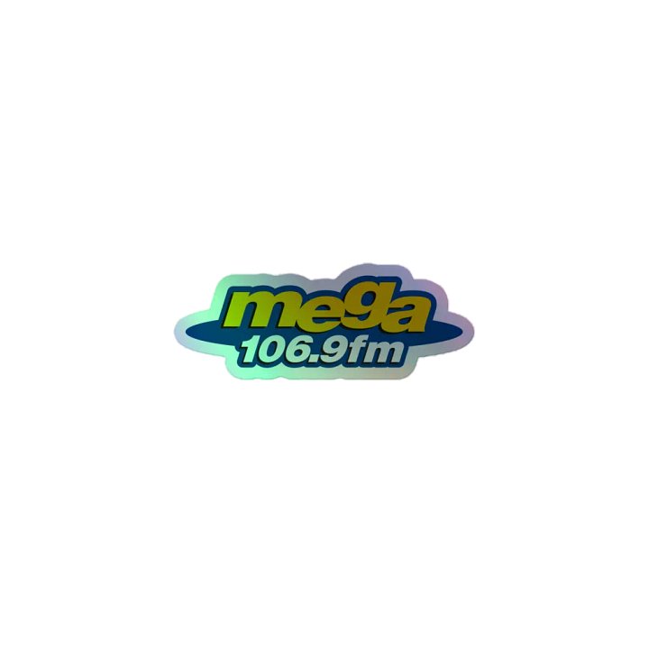 Mega 106.9 Hoja de pegatinas holográficas product image (1)