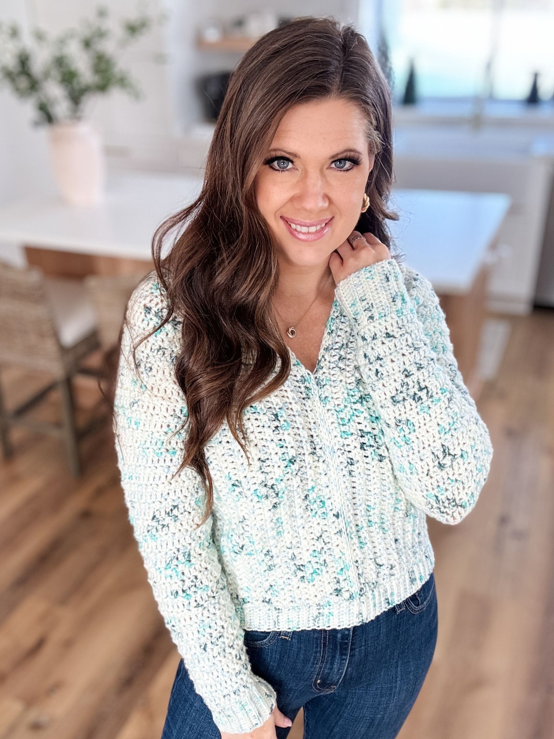 Snowy Season Sweater Crochet Pattern product image (8)