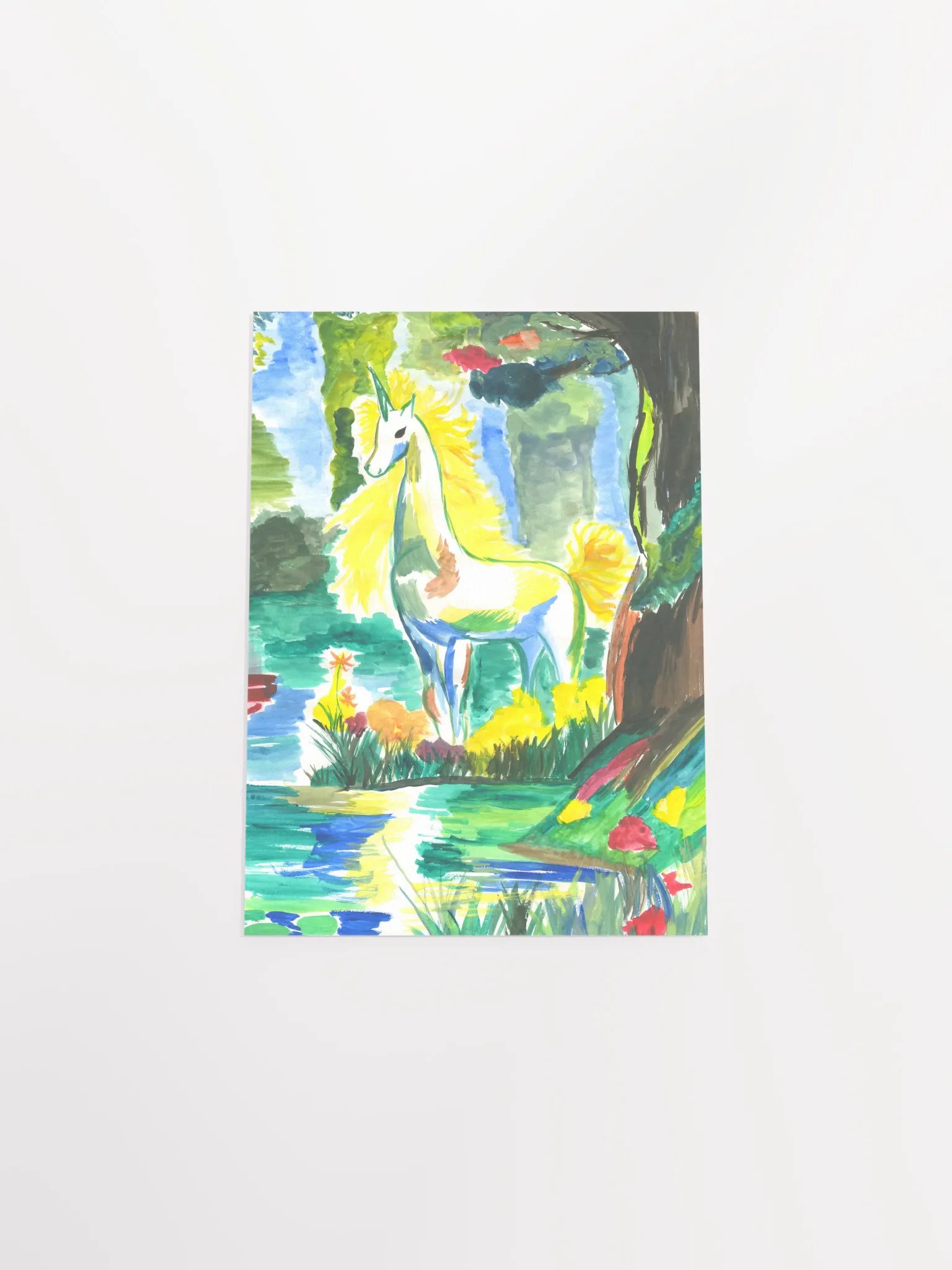 Unicorn In Paradise Art Print product image (4)