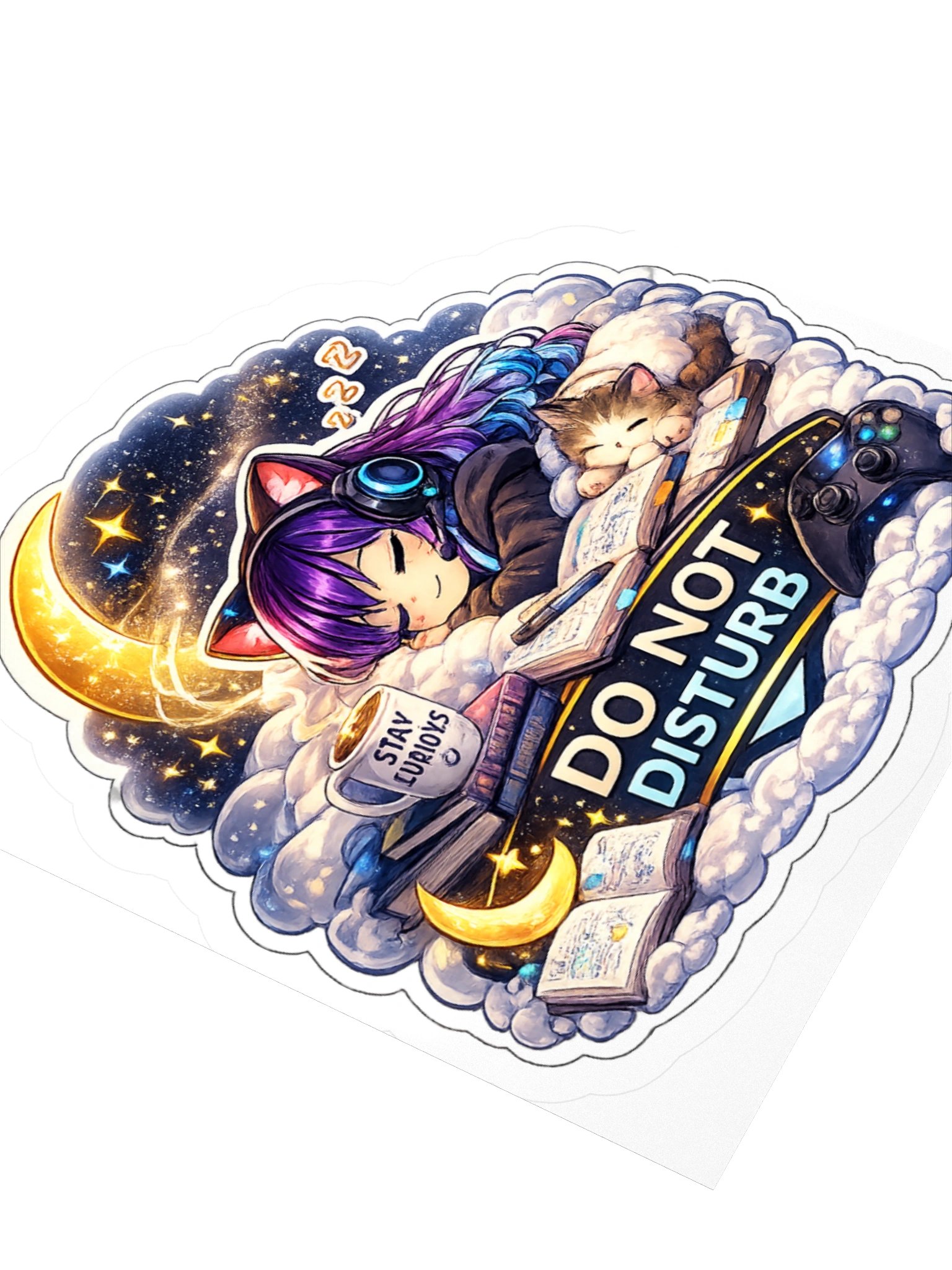 • AKC // Callie Sticker DO NOT DISTURB | Callie Emote Badge Series product image (3)