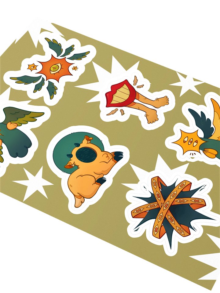 angel sticker sheet product image (2)