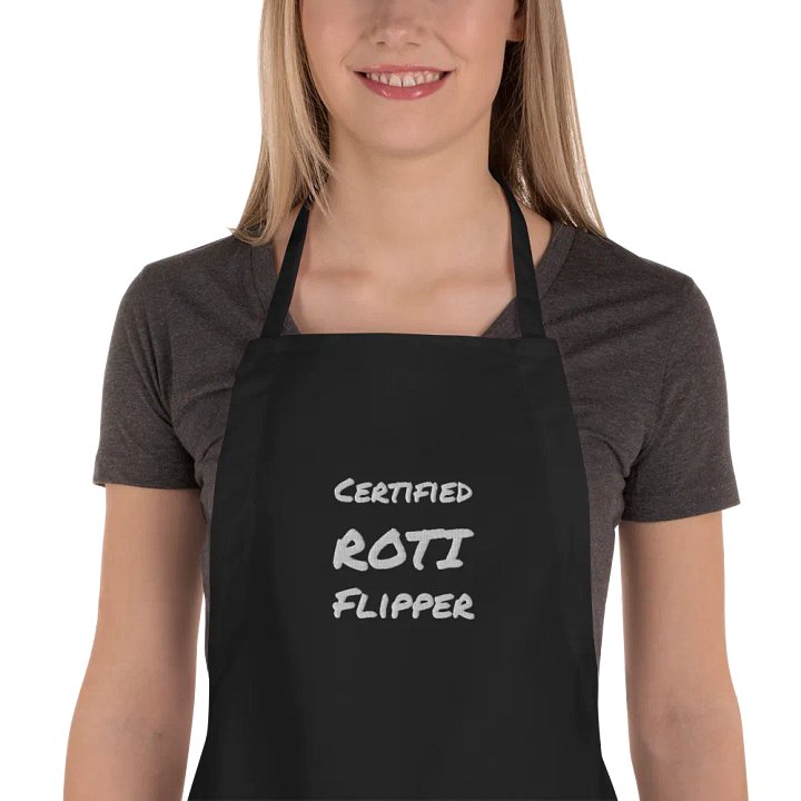 Certified Roti Flipper Embroidered Apron product image (1)