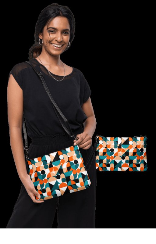 Geometric Symmetry Crossbody Bag product image (2)