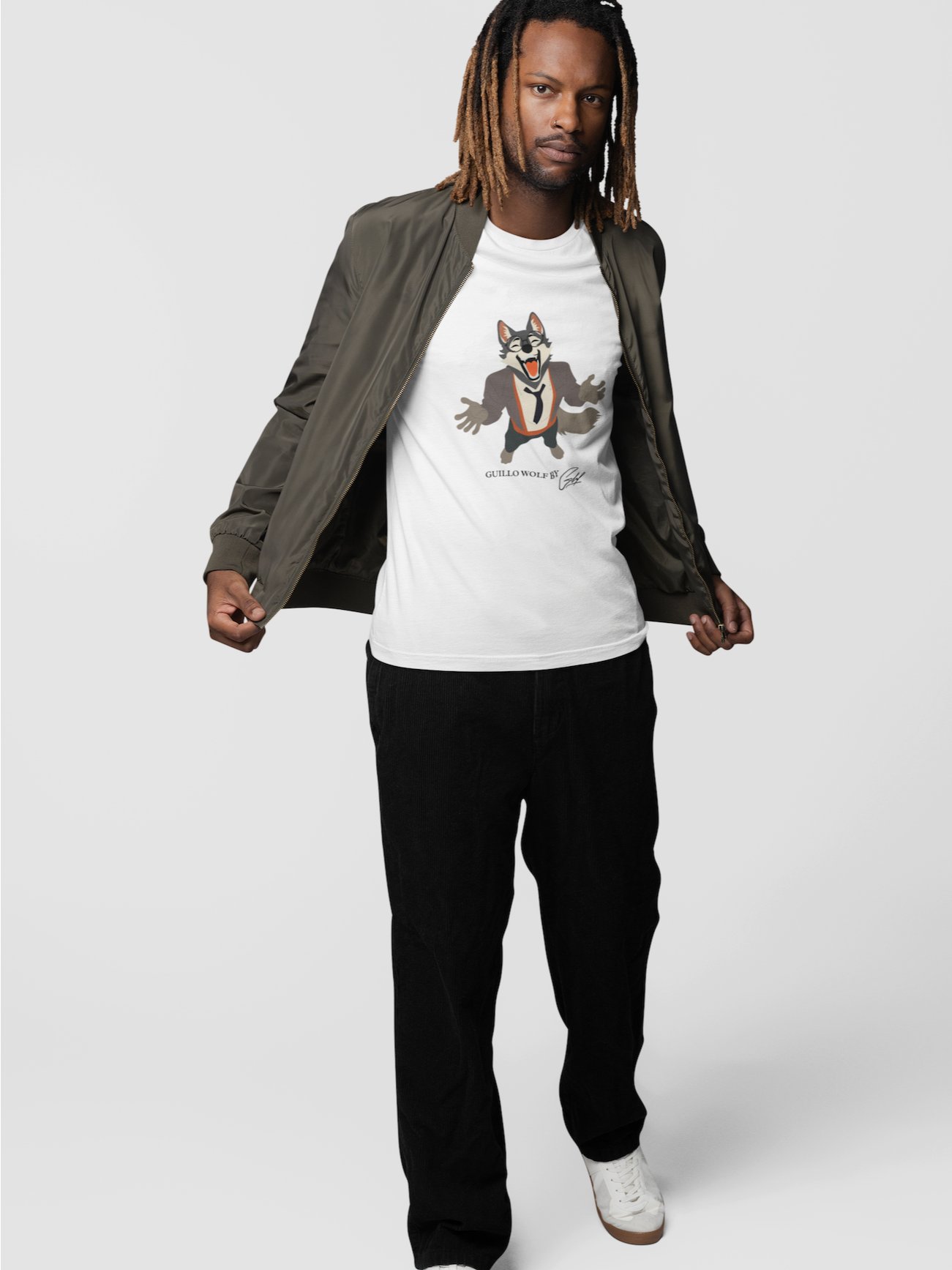 GUILLO HAPPY WOLF TSHIRT product image (2)