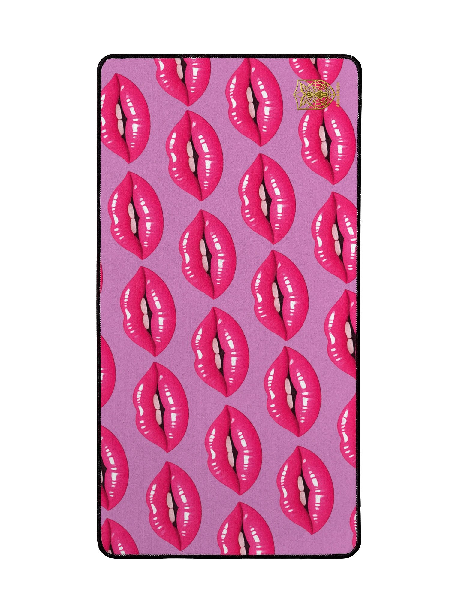Pink Lips Large Mouse Pad by AdrenRush product image (2)