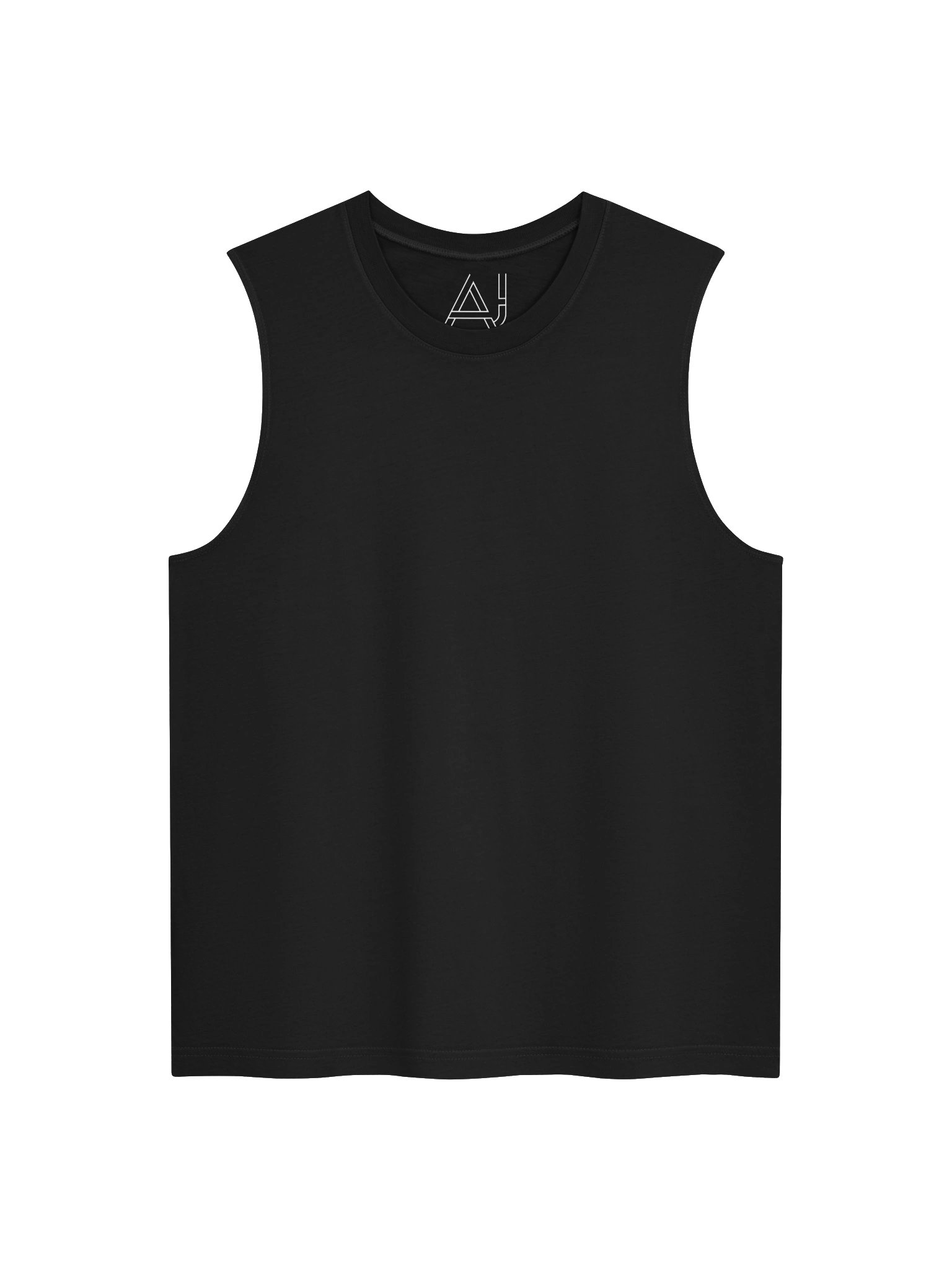 Black Sleeveless Shirt white Logo product image (1)