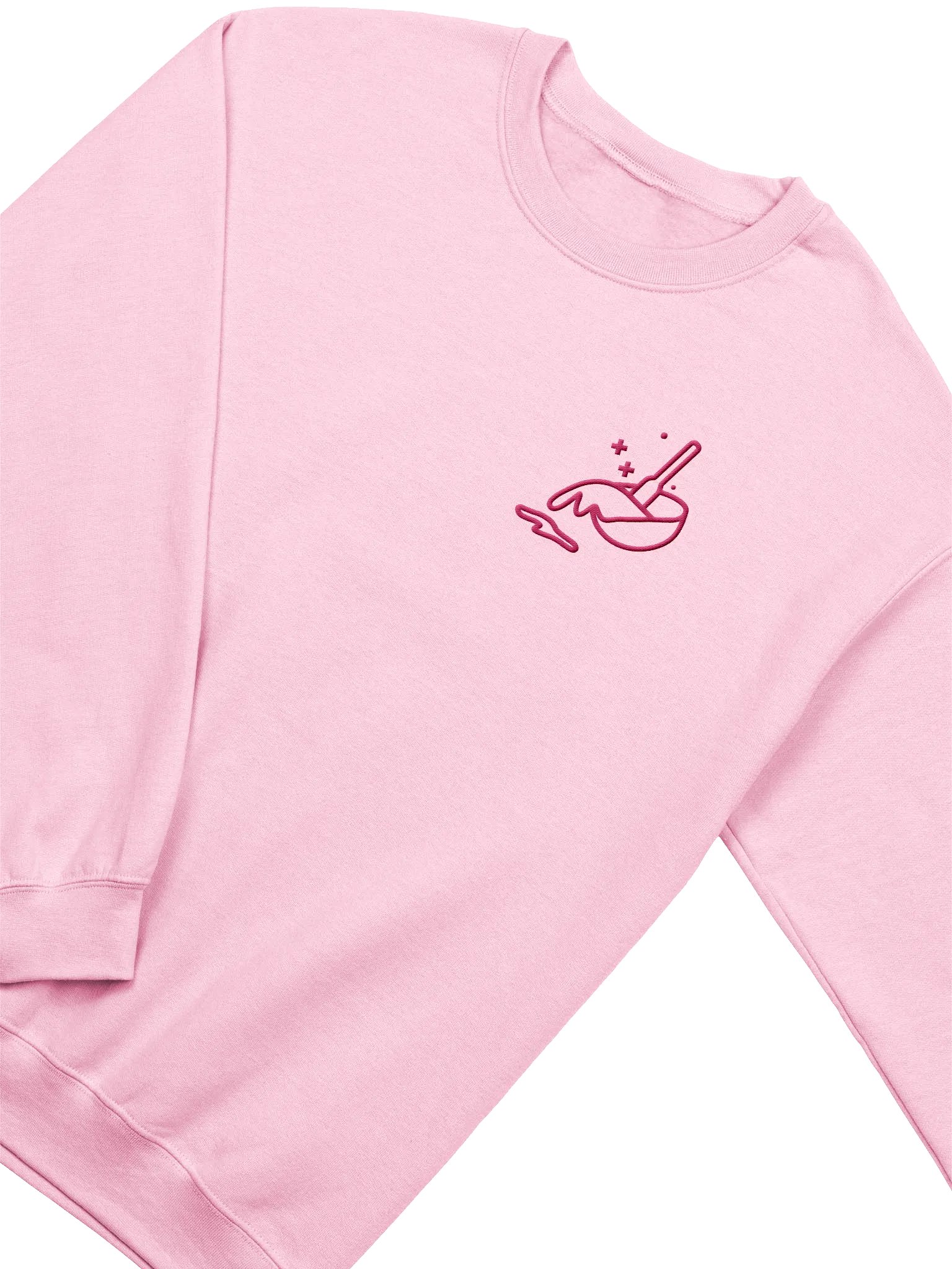 The Amateur Embroidered Sweater (Pink) product image (4)