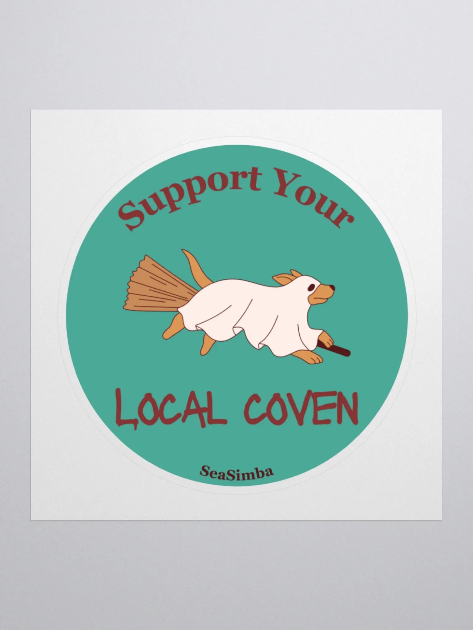Support Your Local Coven Sticker product image (1)
