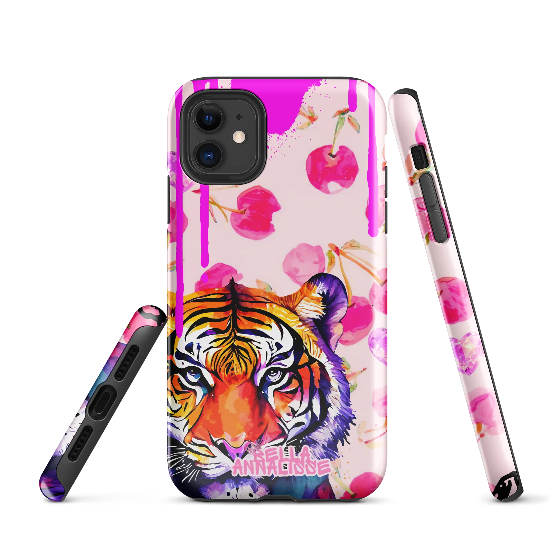 Vibrant Tiger Abstract iPhone® Tough Case product image (1)