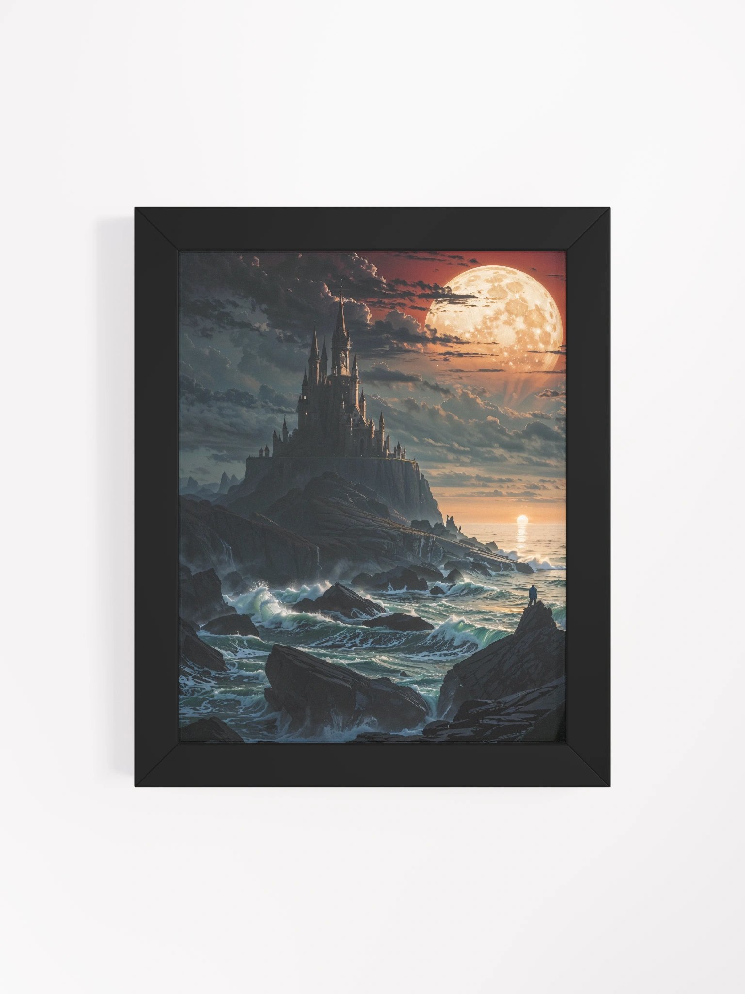The Moon Beyond the Tide Framed Print product image (25)