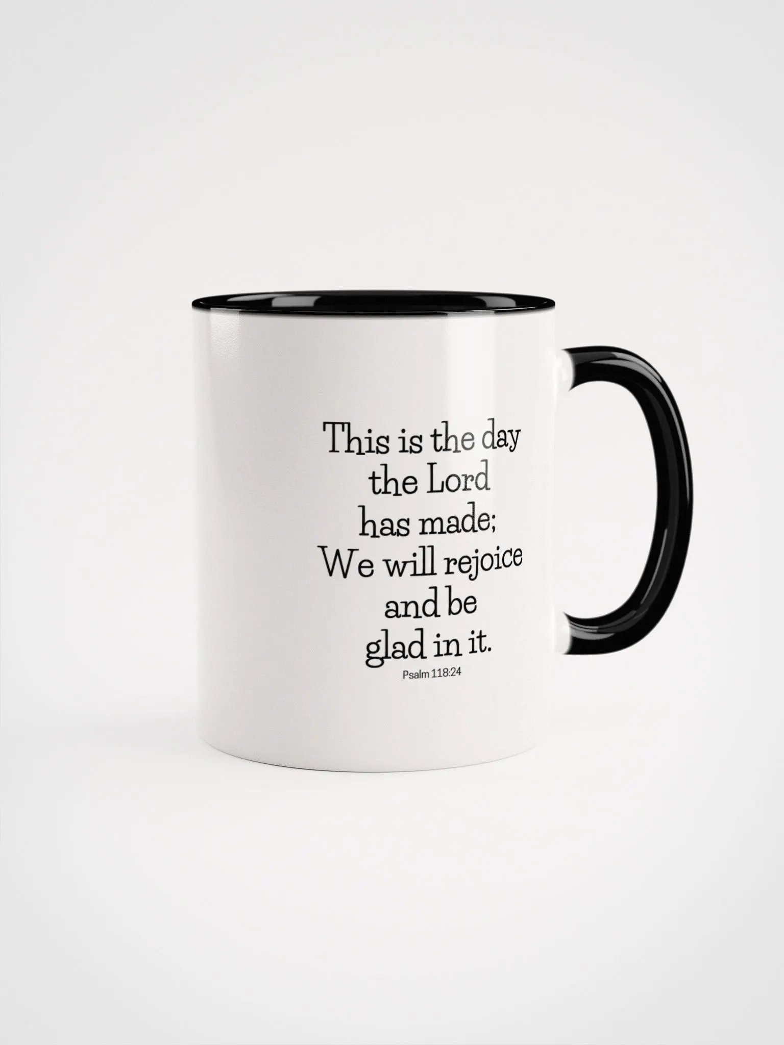 This Is The Day The Lord Has Made Psalm 118:24 Two-Tone Mug 11/15oz product image (1)